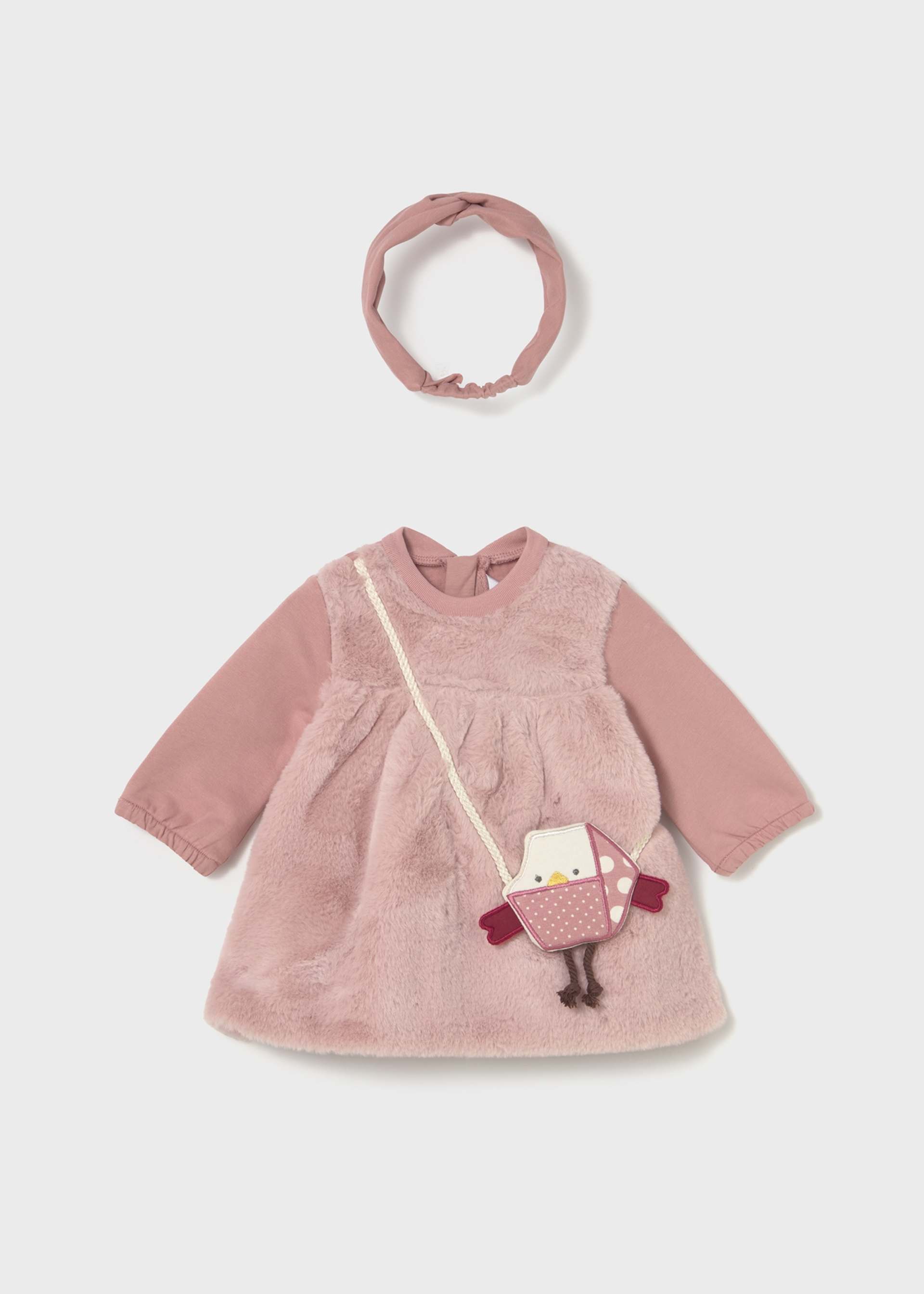 Newborn Girl Dress with Purse Newborn Girl Dress with Purse