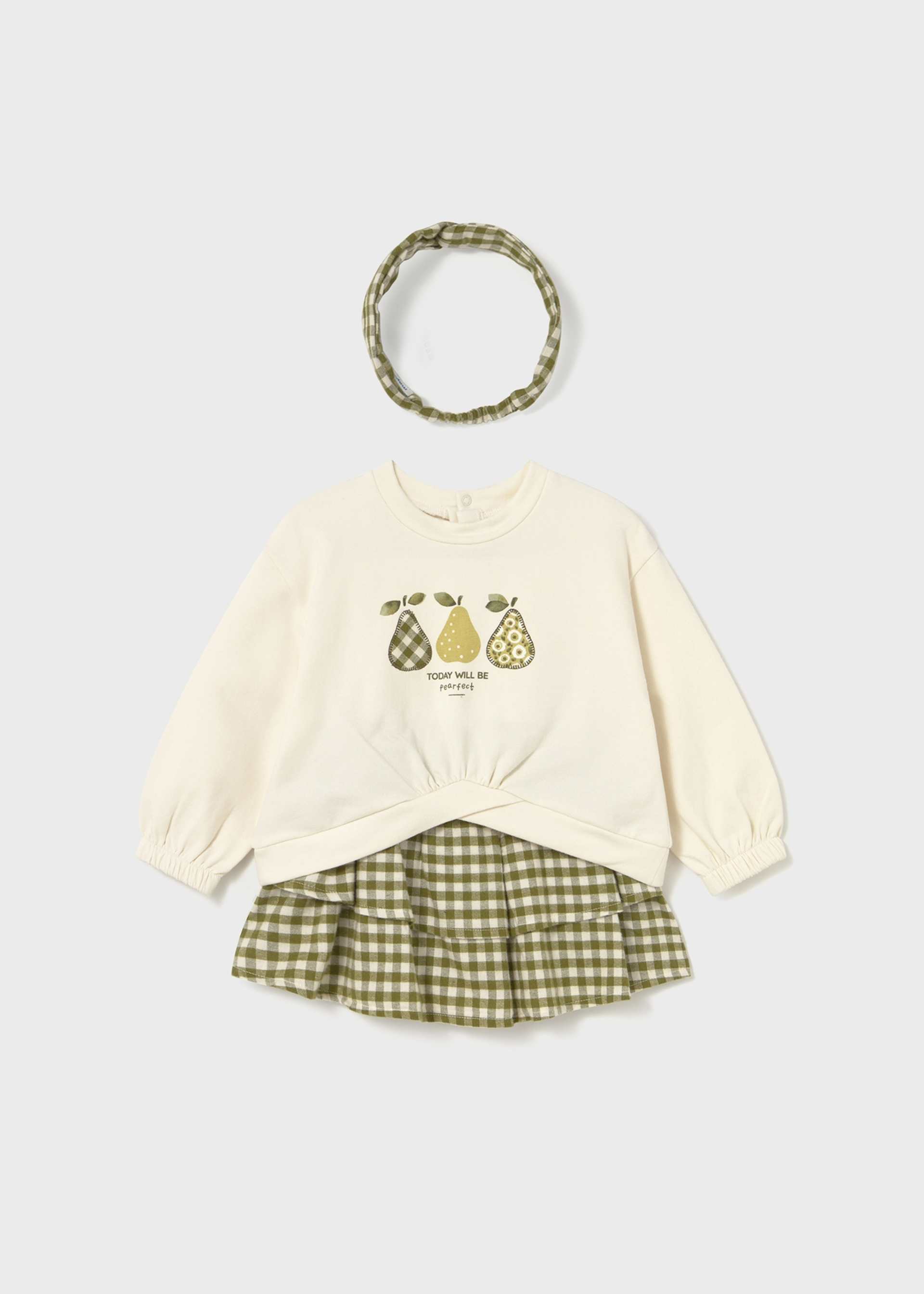 3 piece set with headband