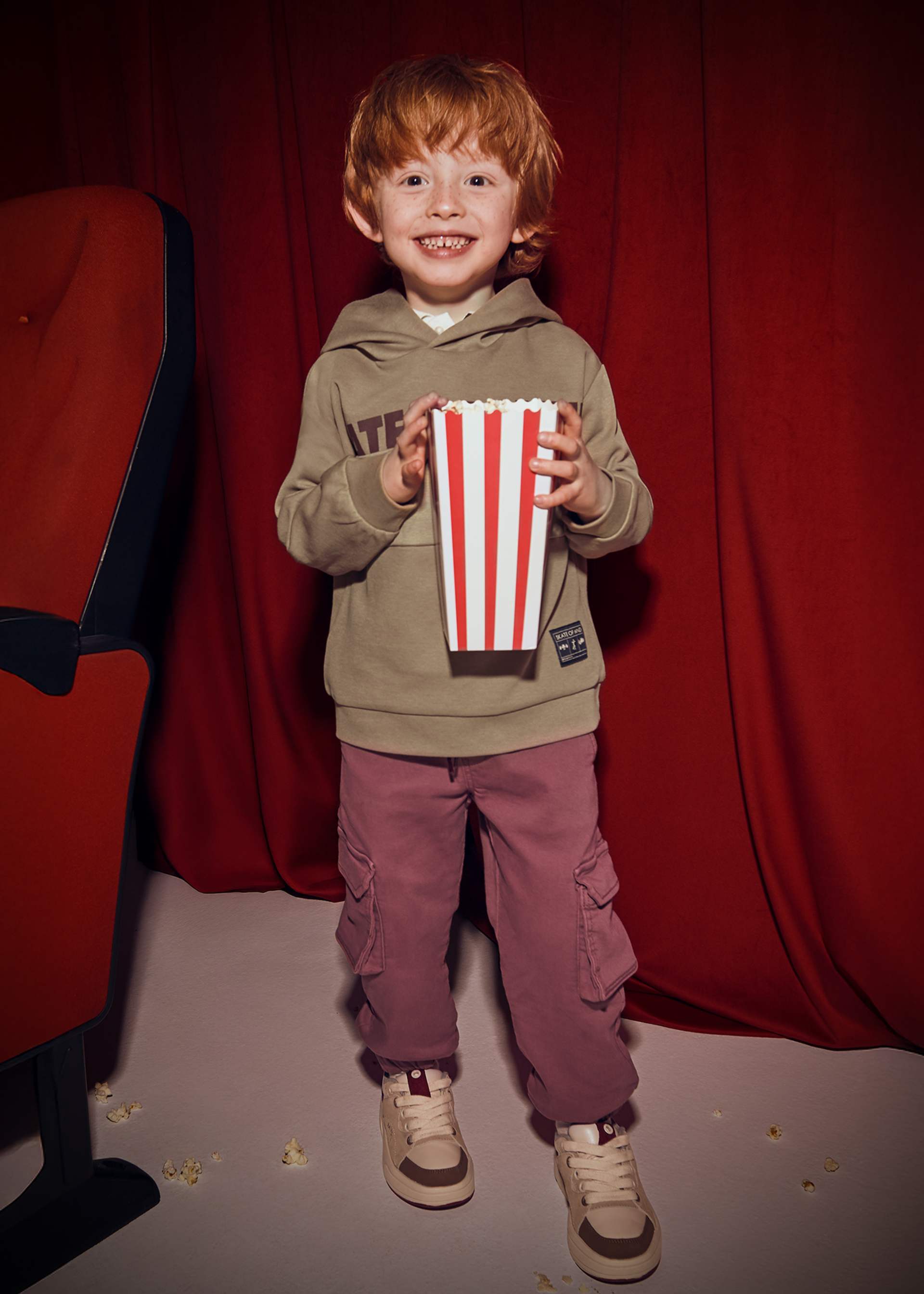 Boys soft cargo pants