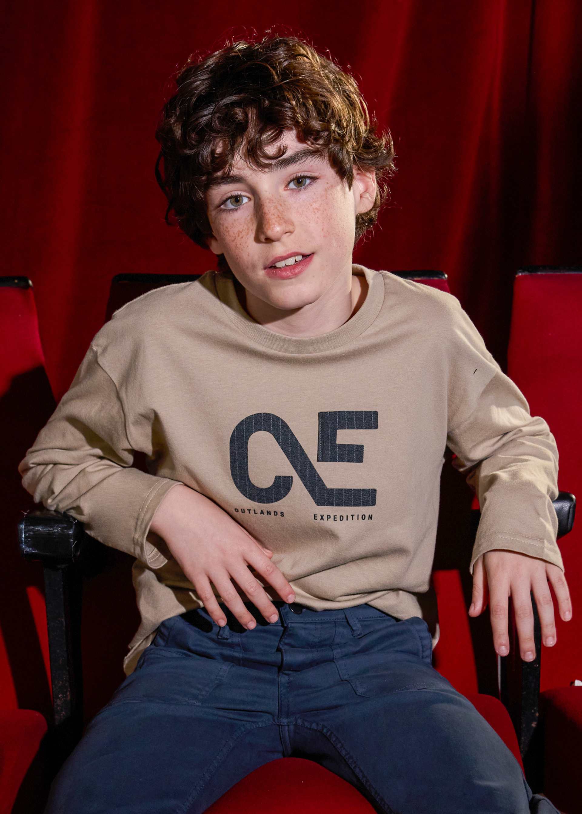 Boys embossed T-shirt