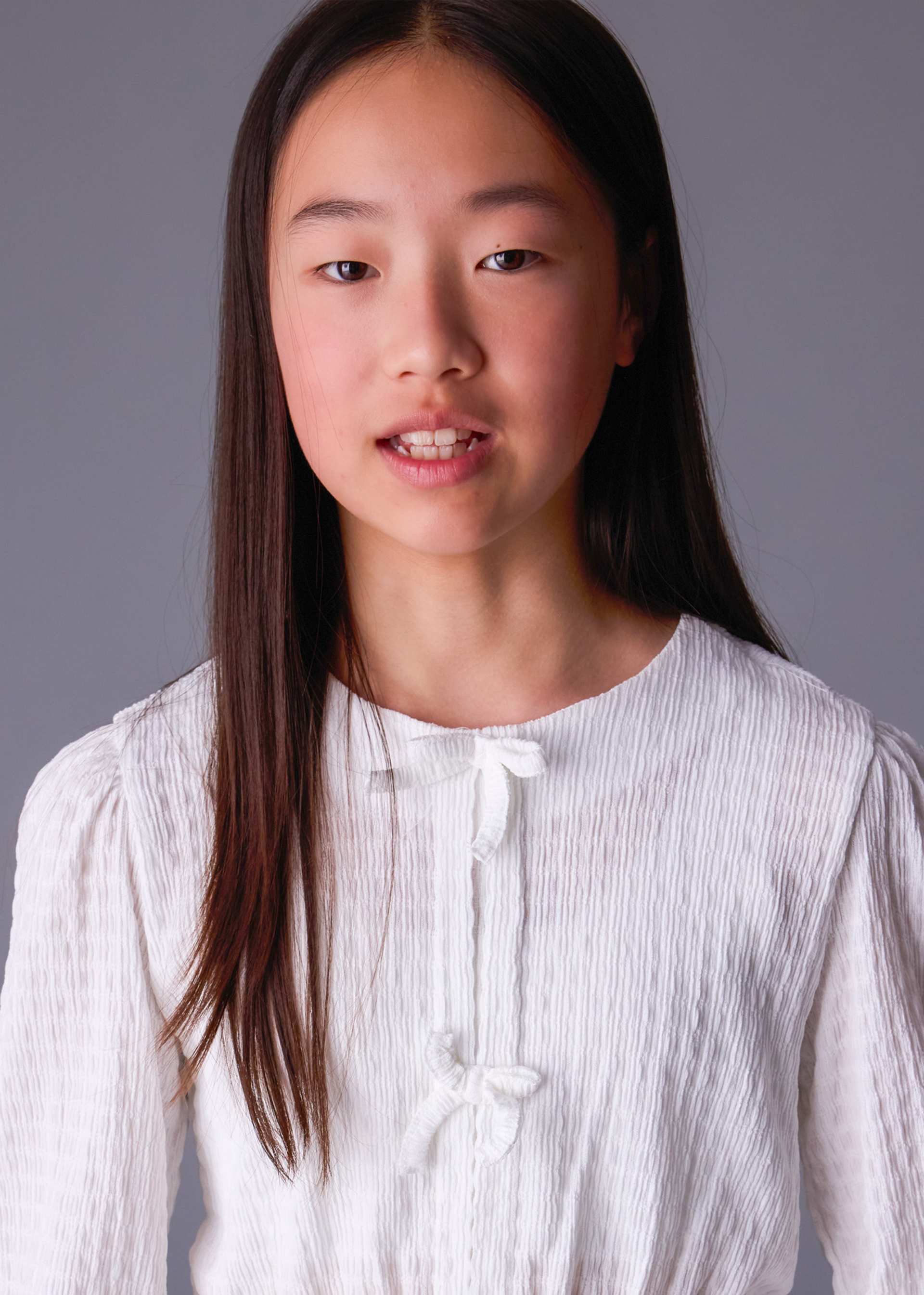 Bluse Schleife Teenager Mädchen