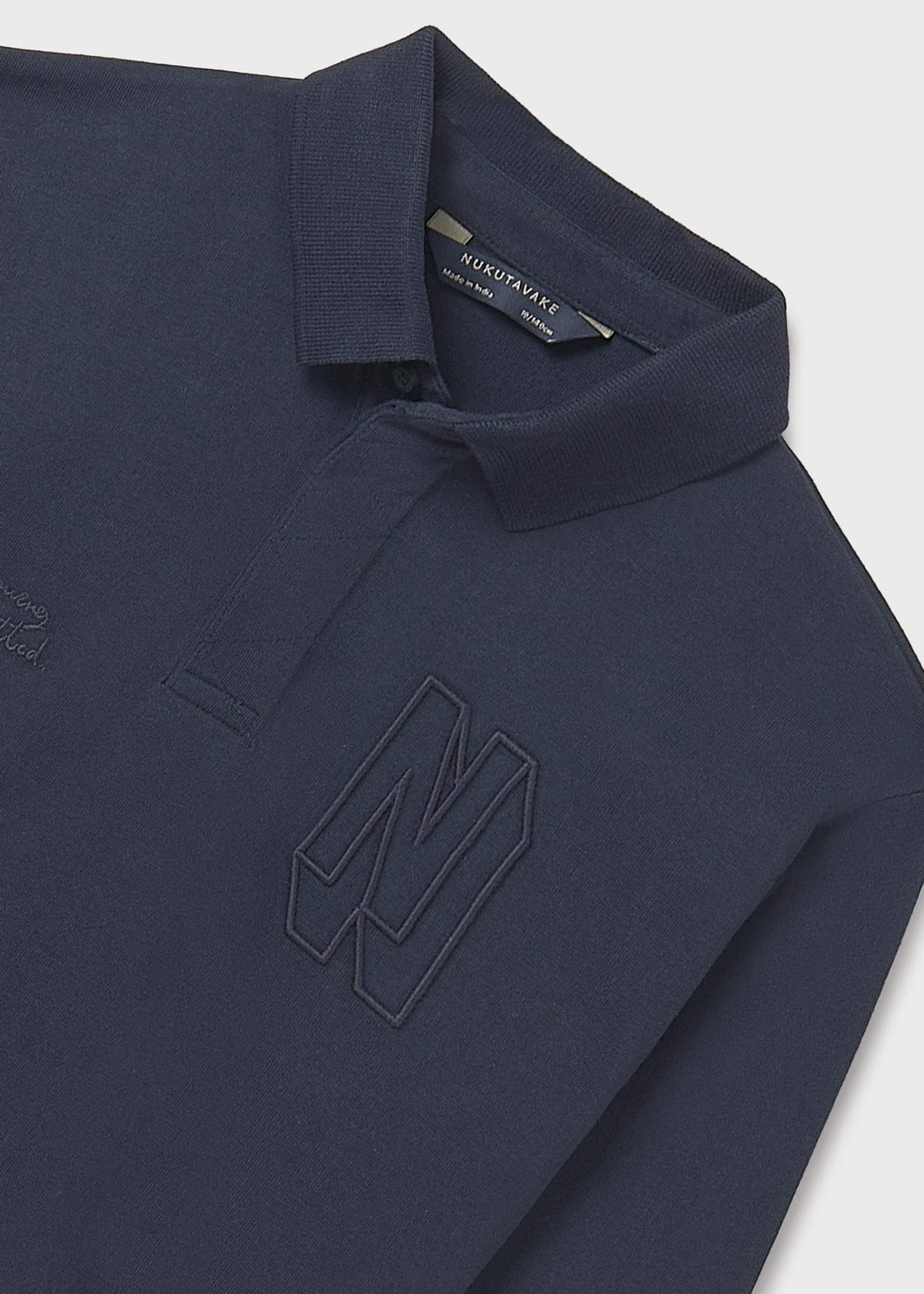 Boys contrast polo shirt