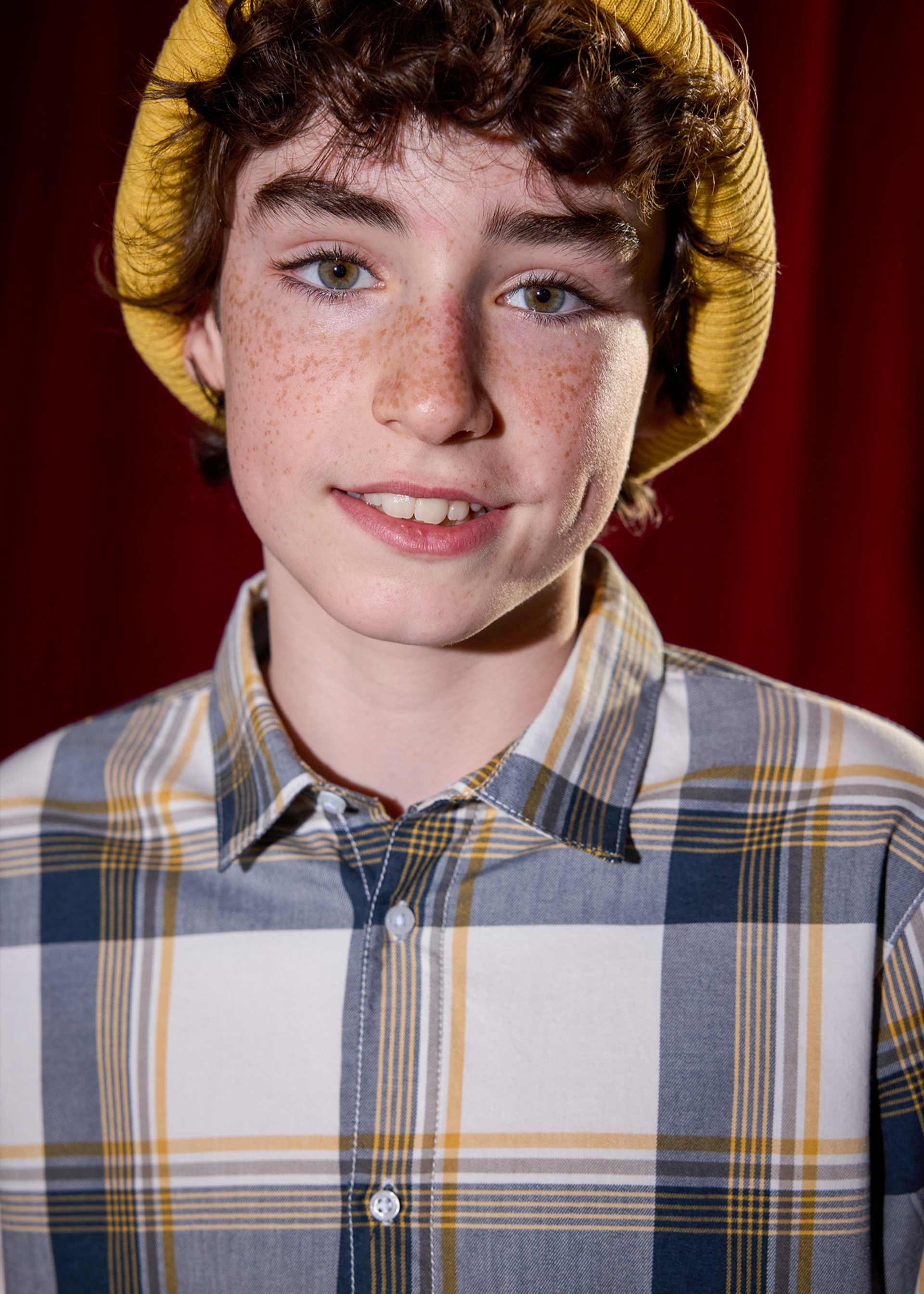 Hemd kariert Teenager Jungen