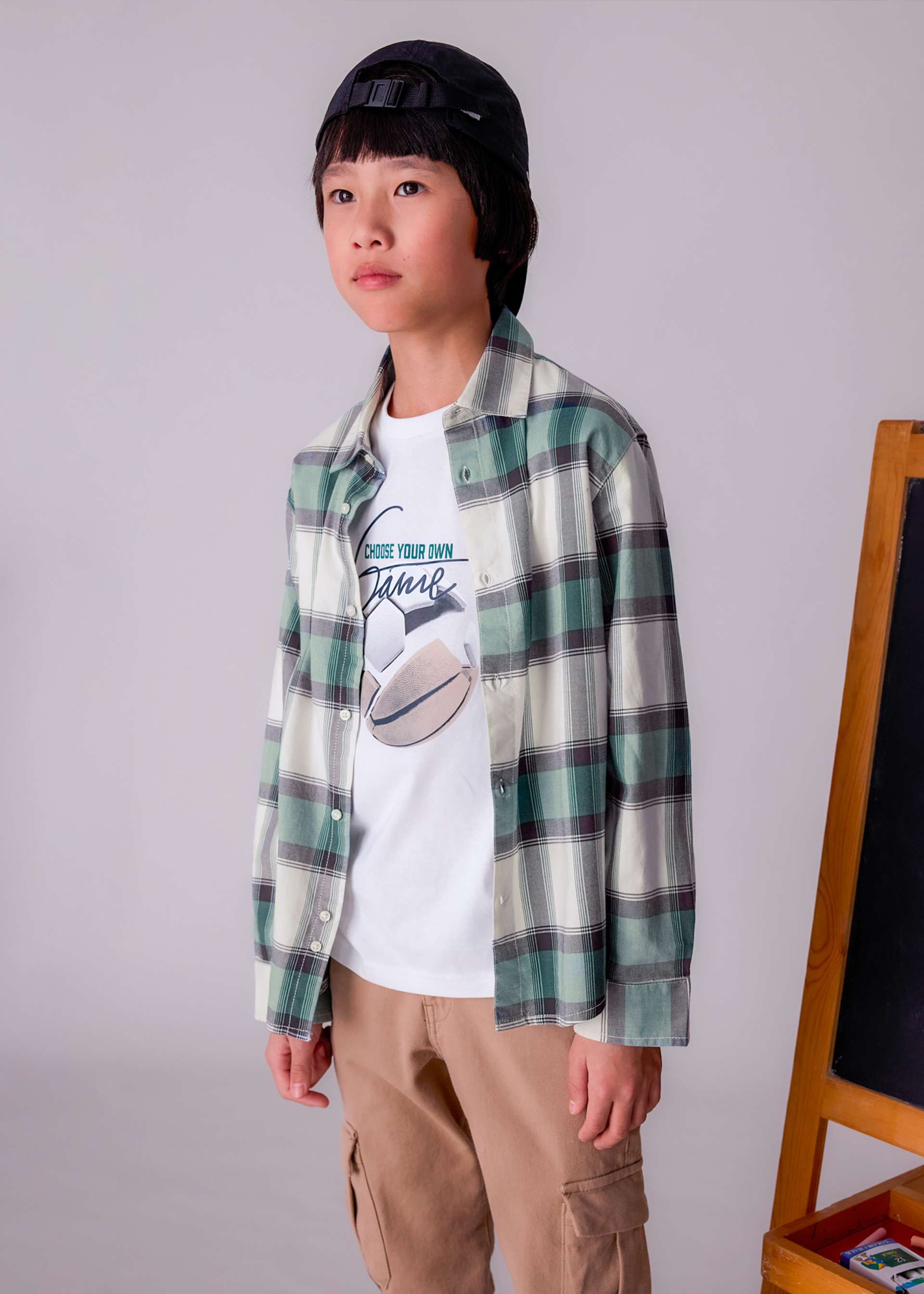 Camicia quadri ragazzo