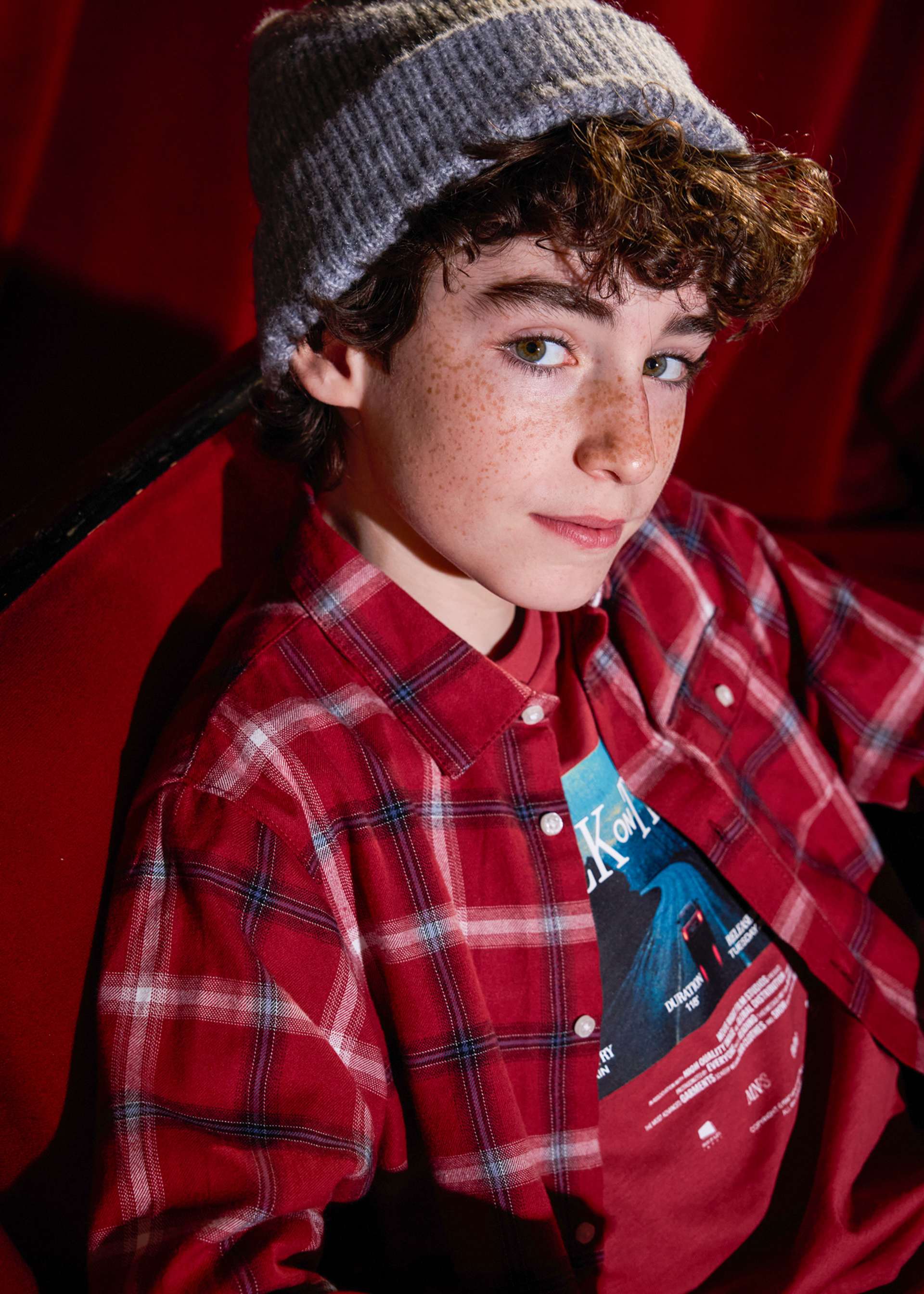 Boys flannel check shirt