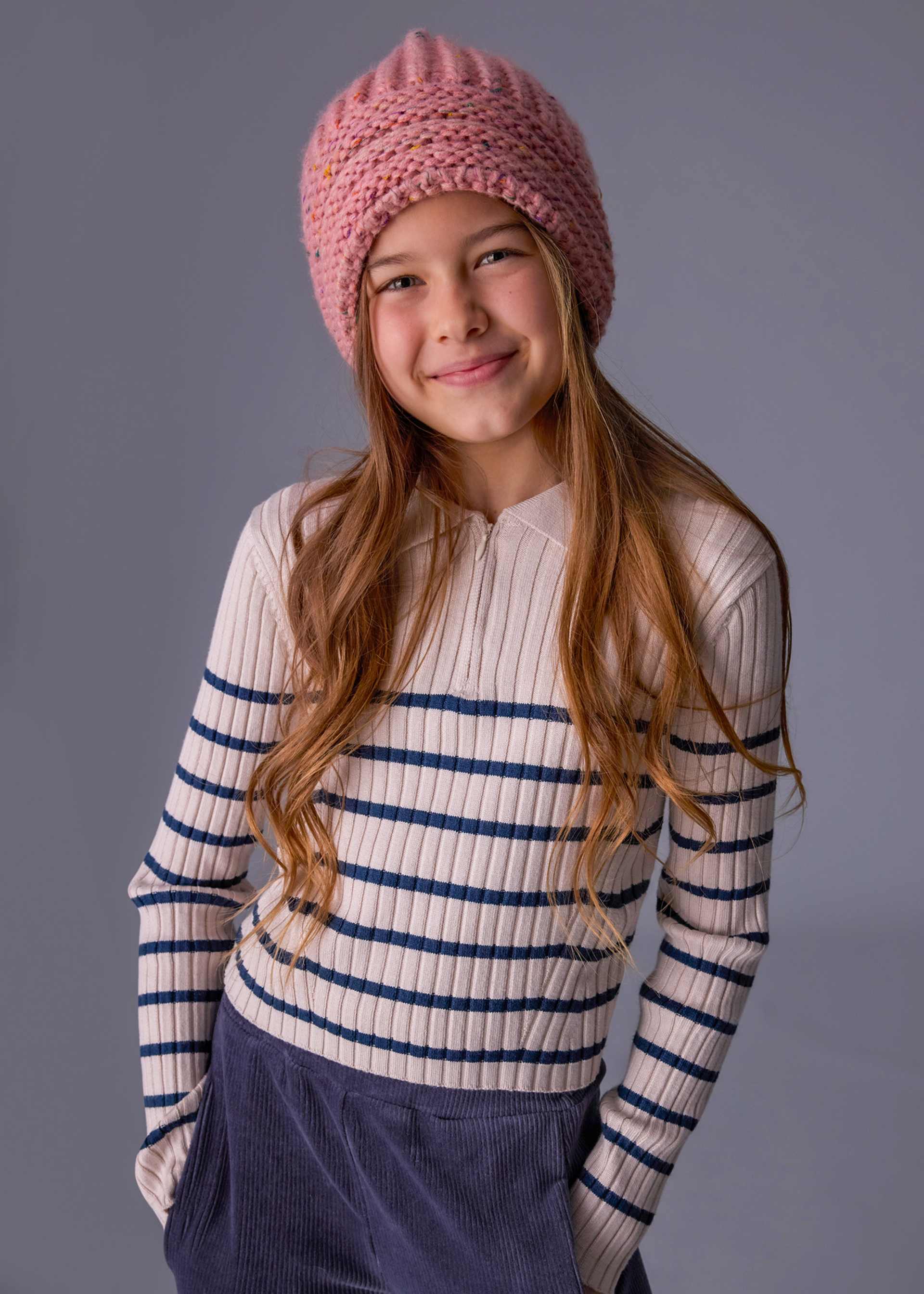 Polo tricot fille