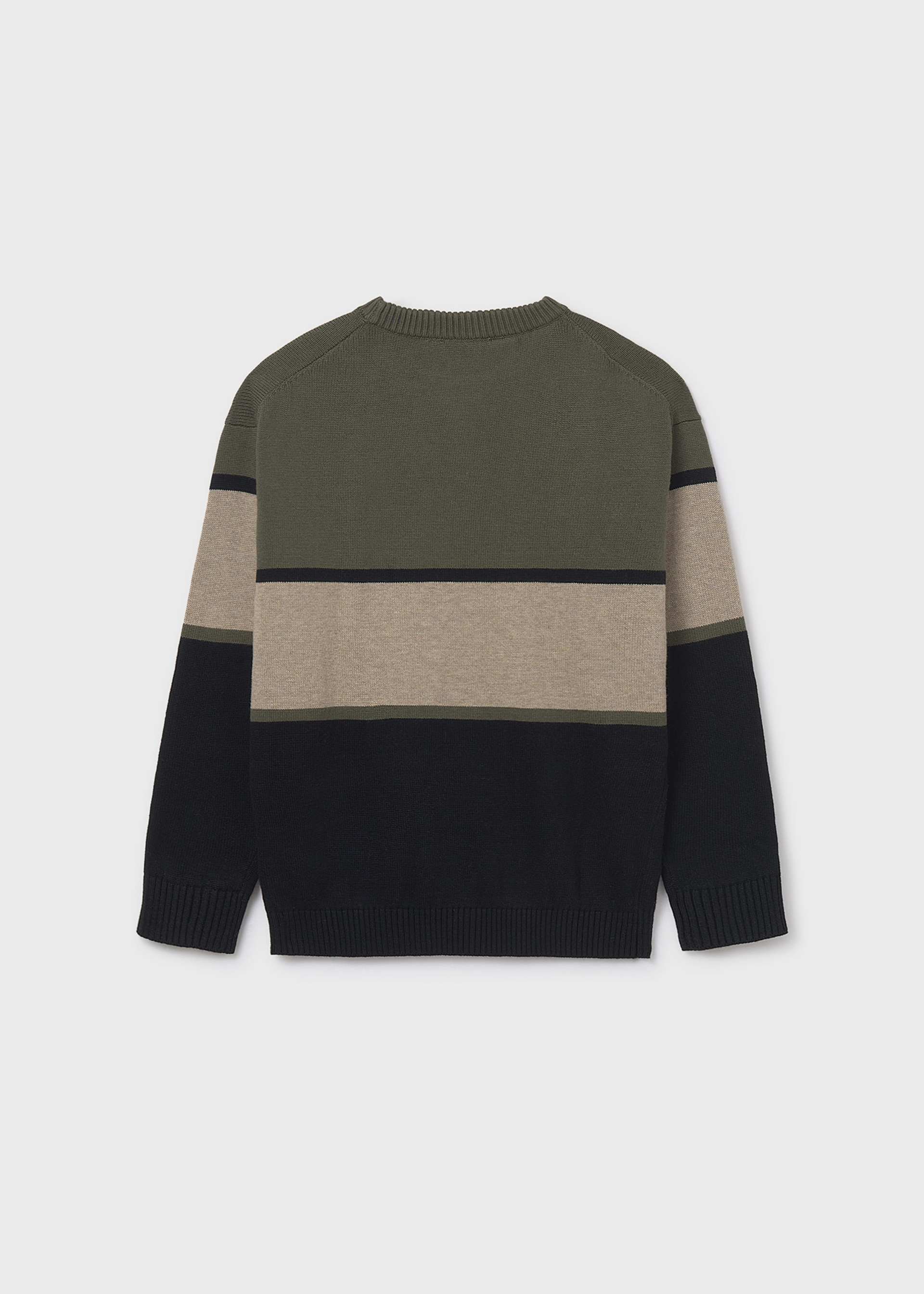 Boy Color Block Knit Sweater