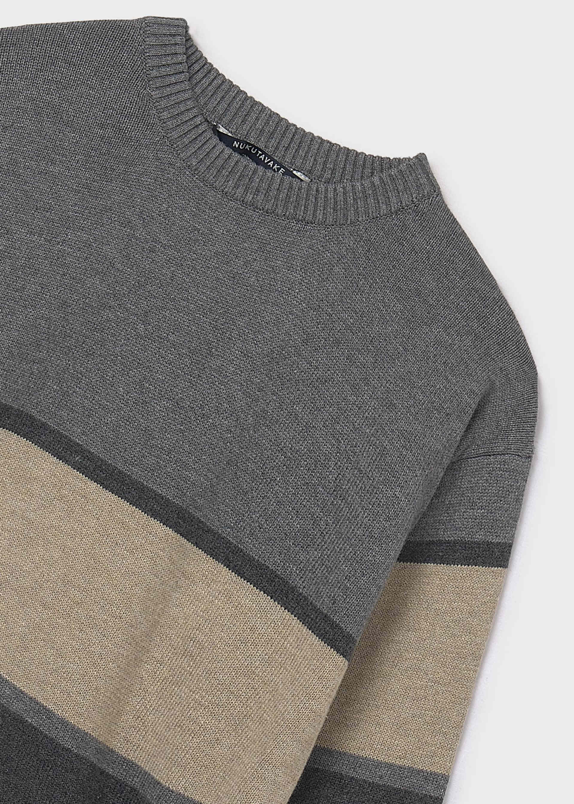 Boy Color Block Knit Sweater