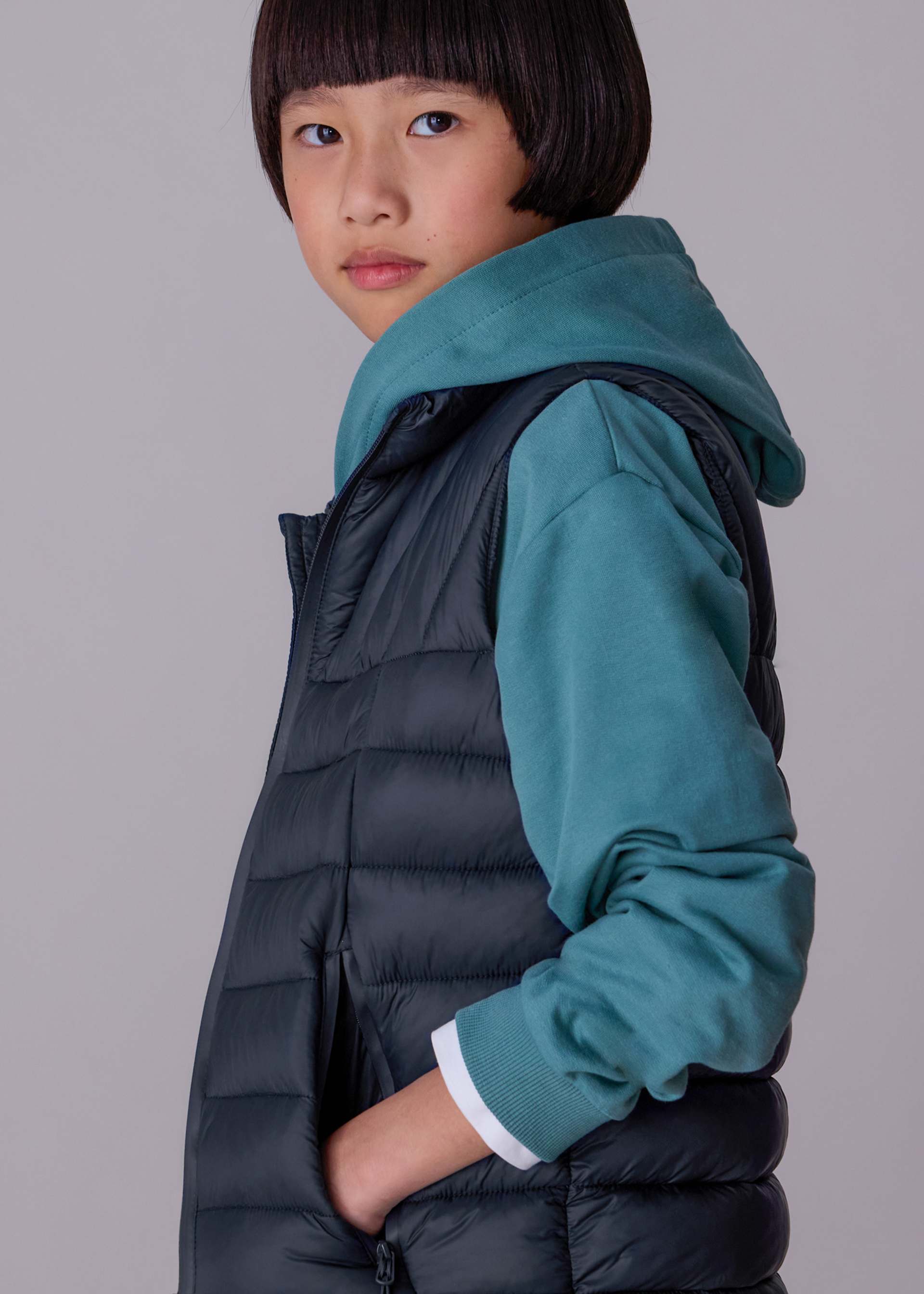 Boys light quilted gilet