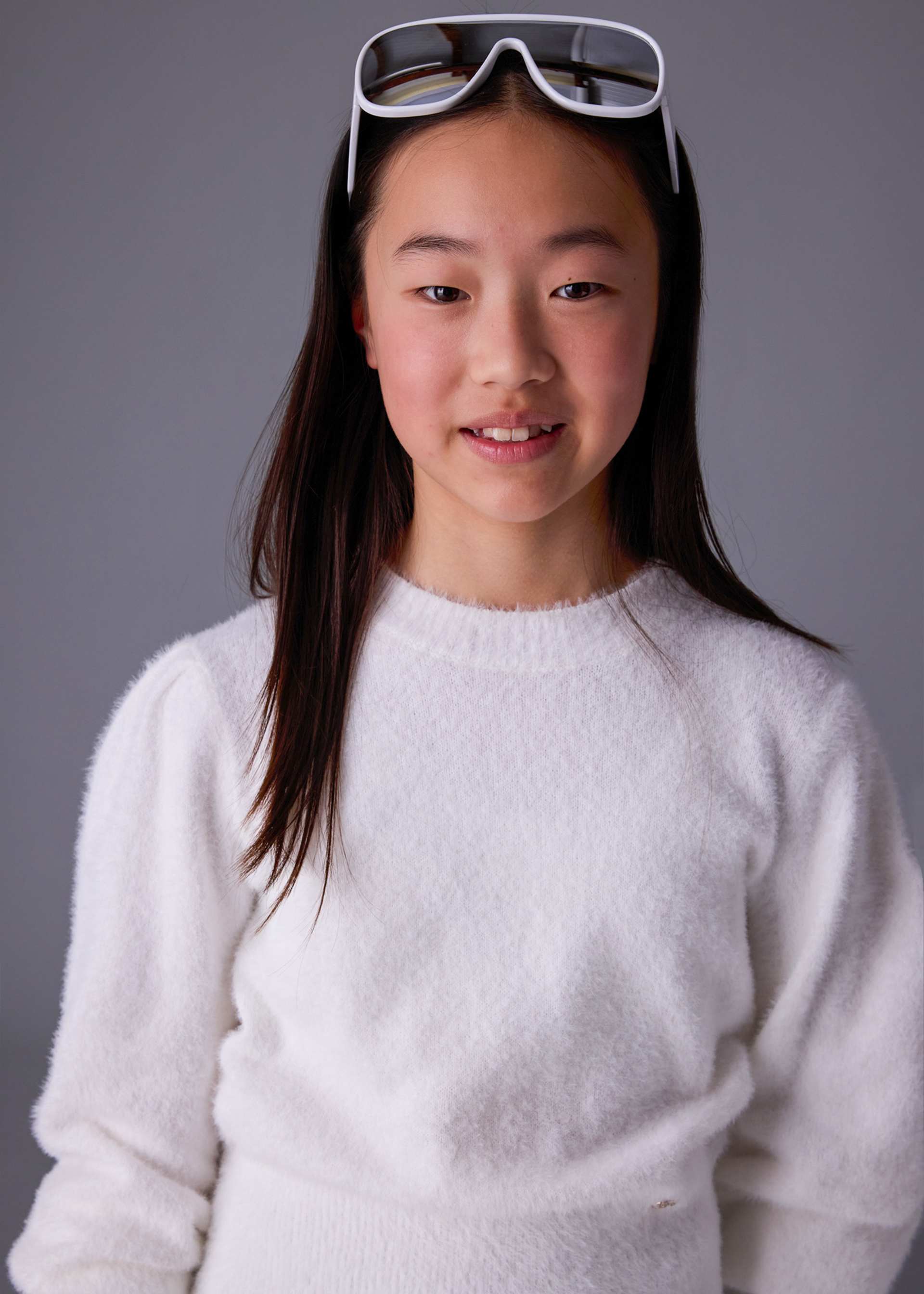 Girl Faux Fur Sweater