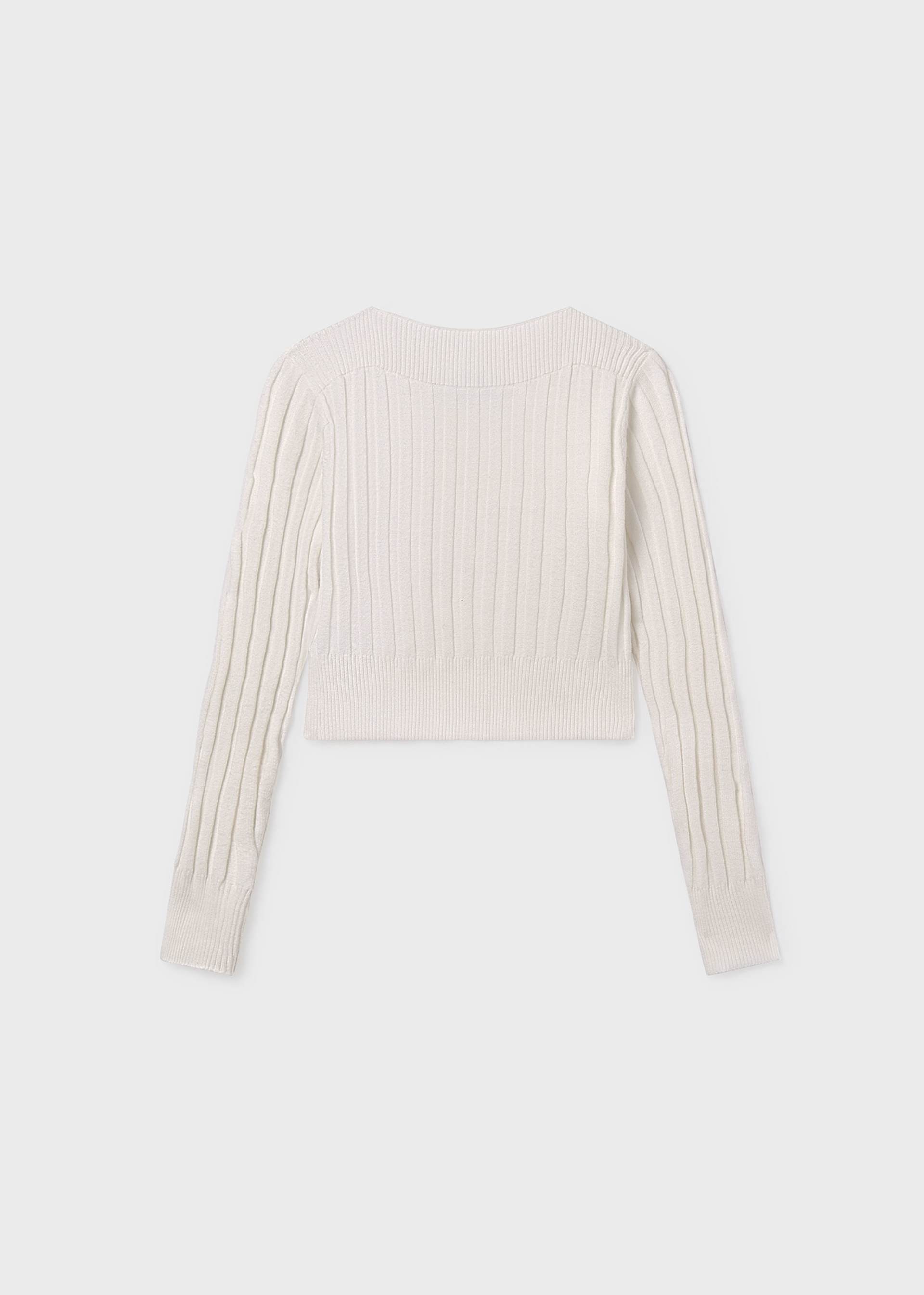 Girl Rib Knit Sweater