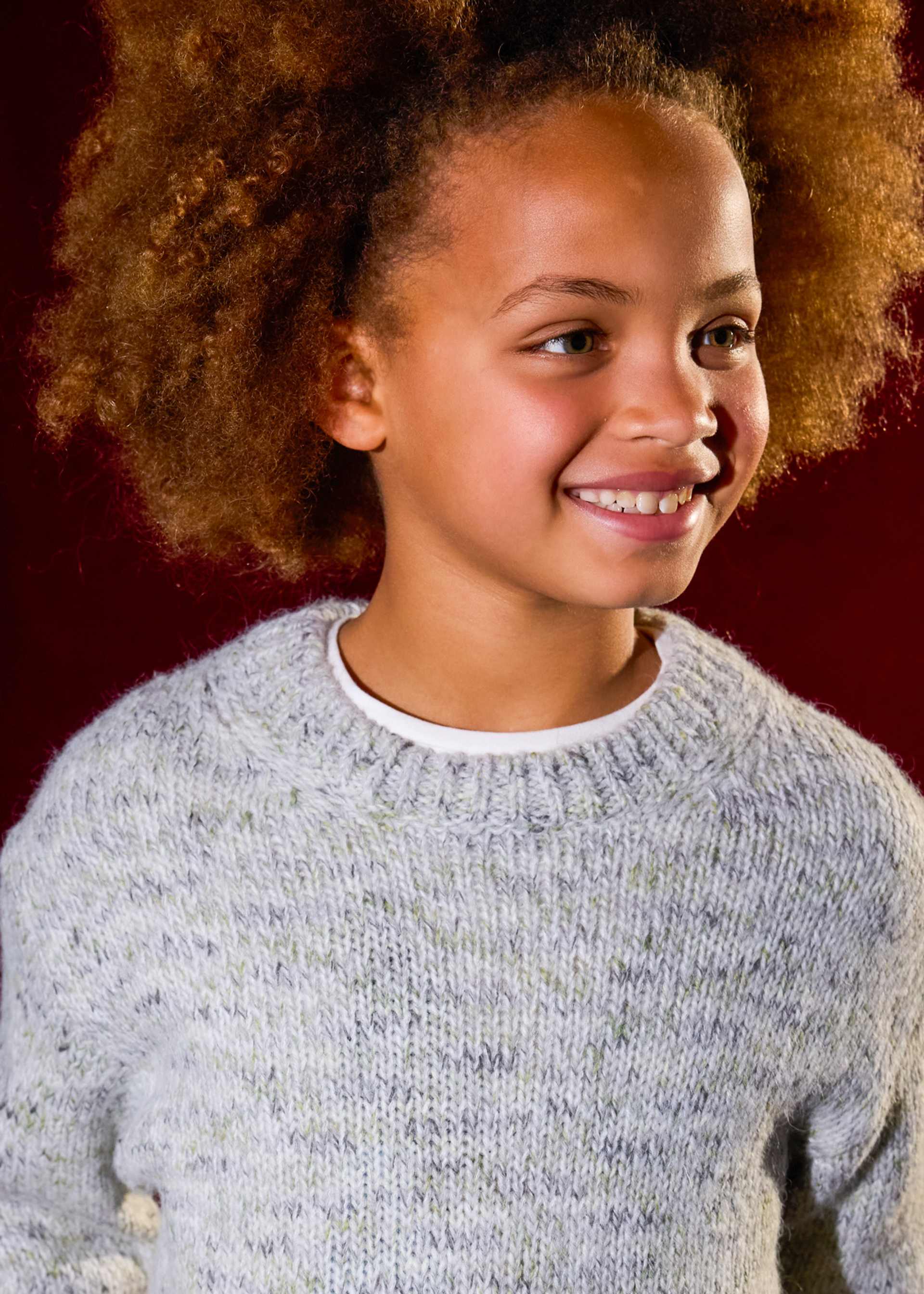 Girls knitted jumper