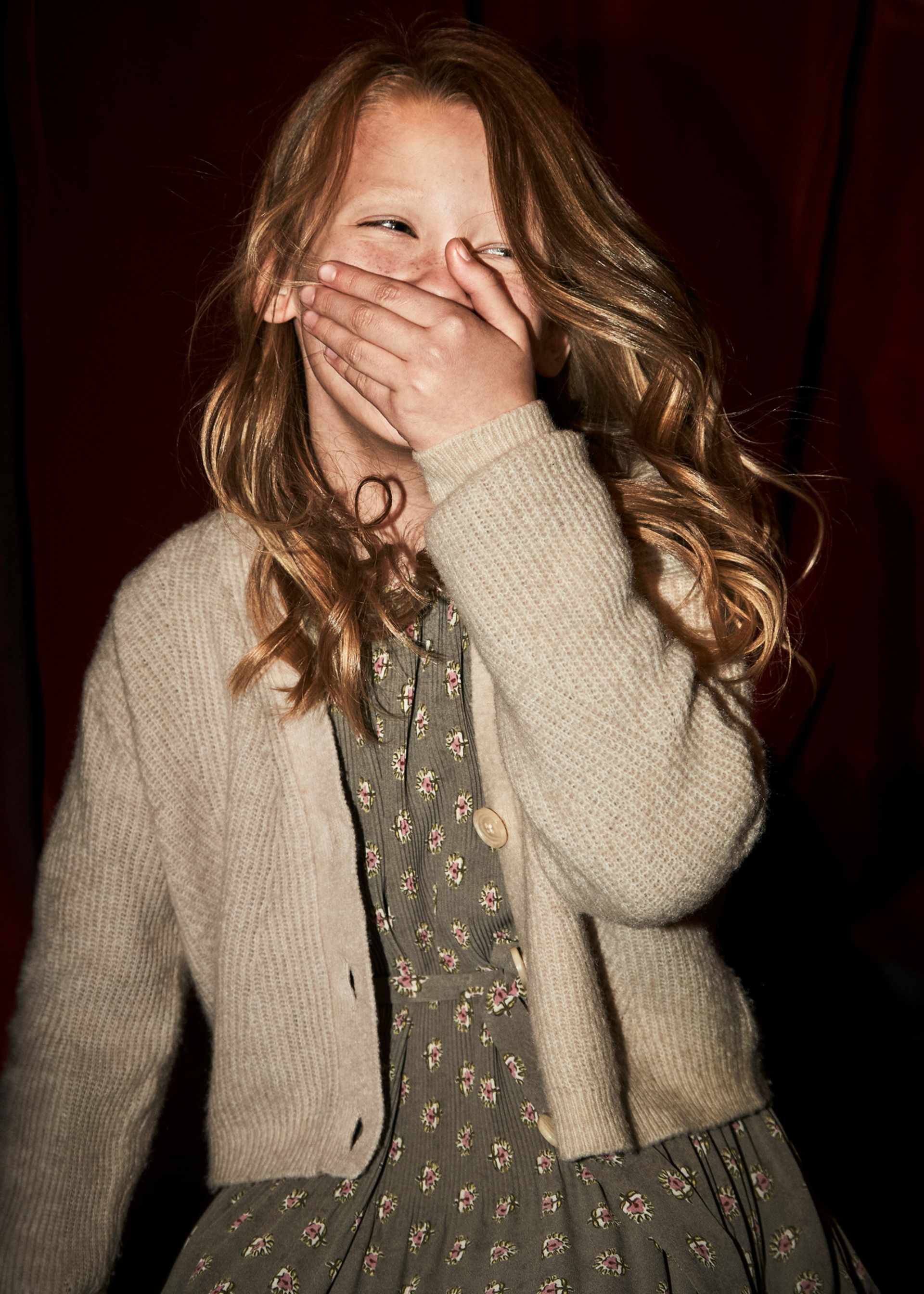 Girls knitted cardigan