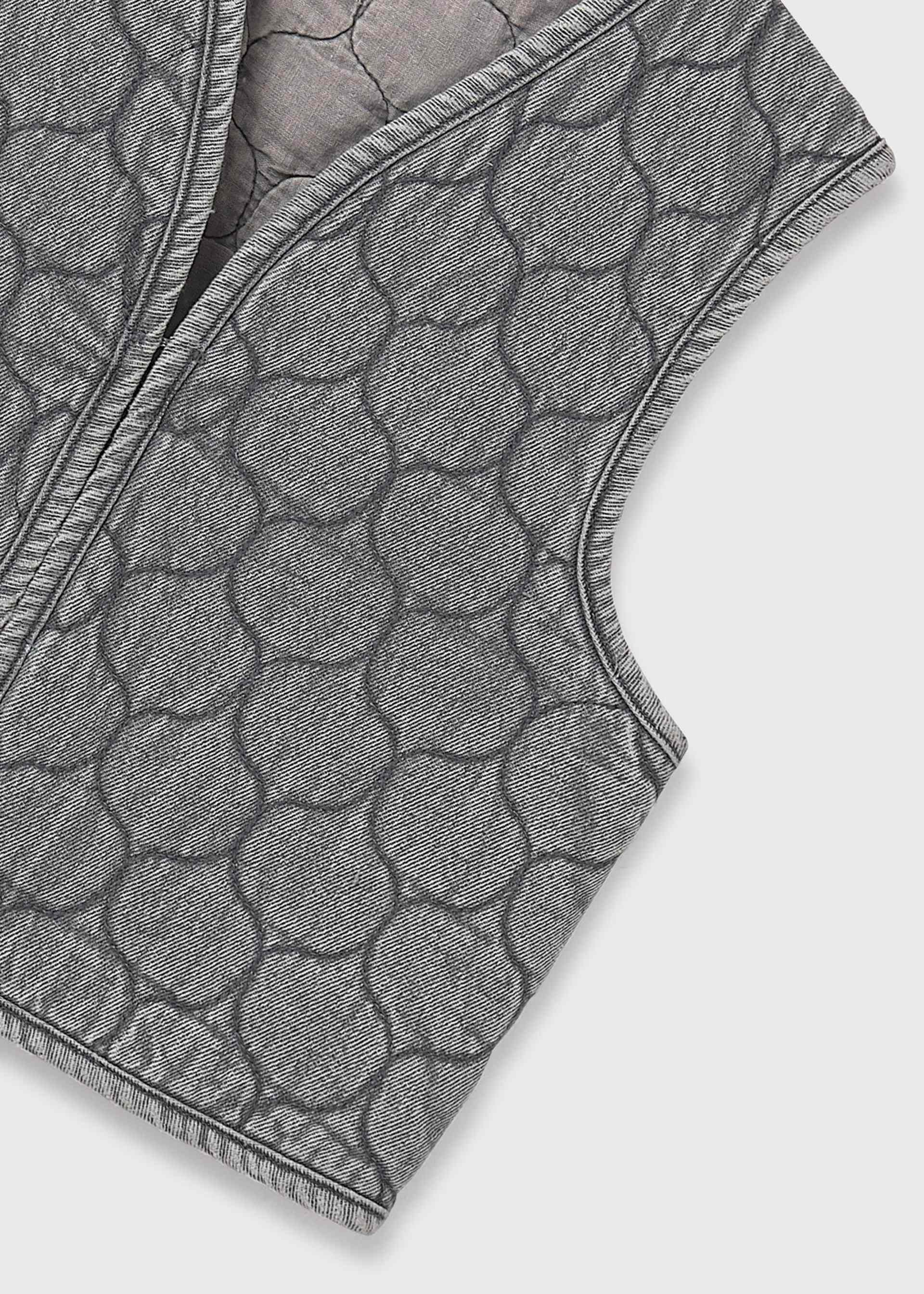 Girls quilted denim gilet Girls quilted denim gilet