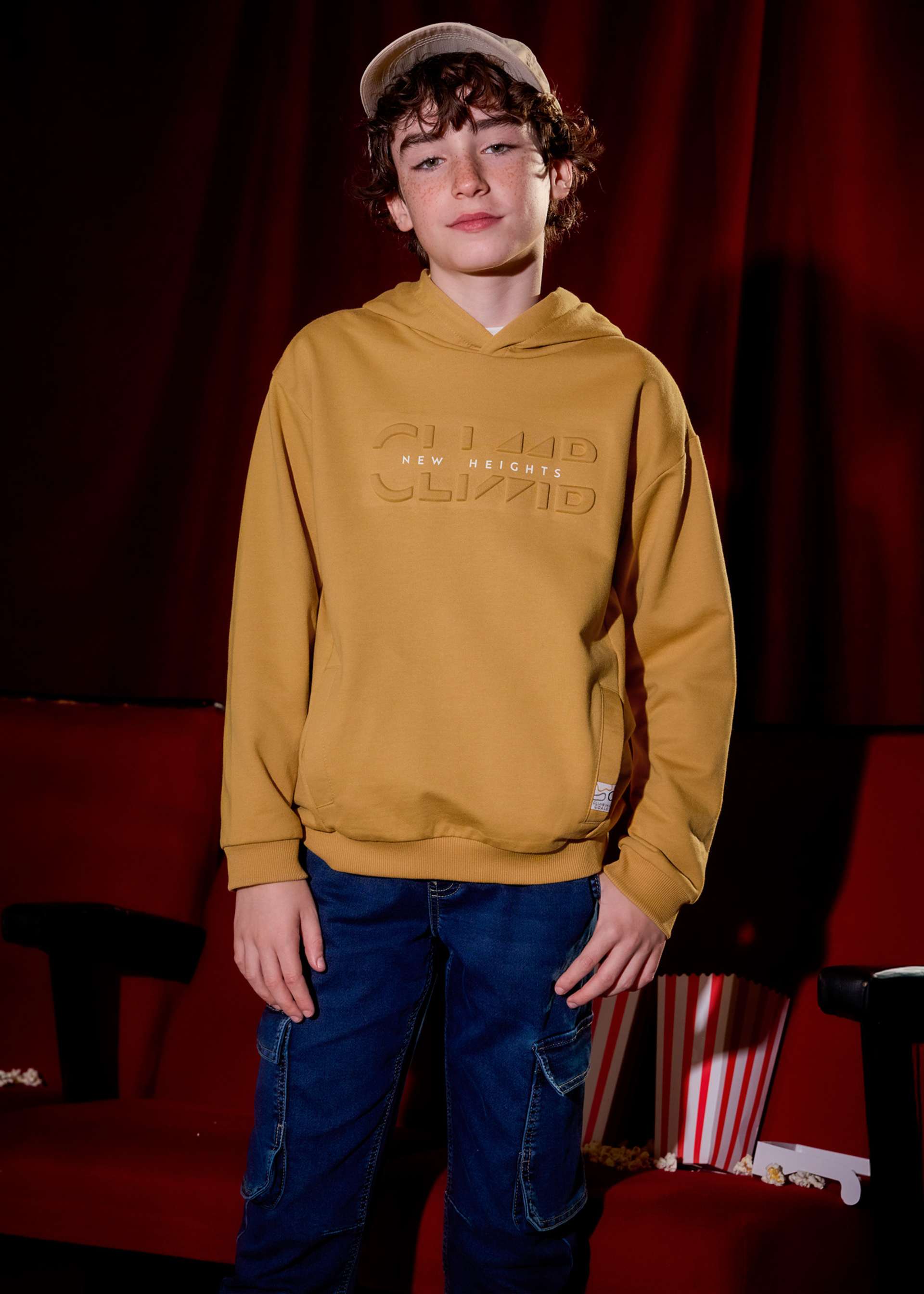 Kapuzen-Sweatshirt Teenager Jungen
