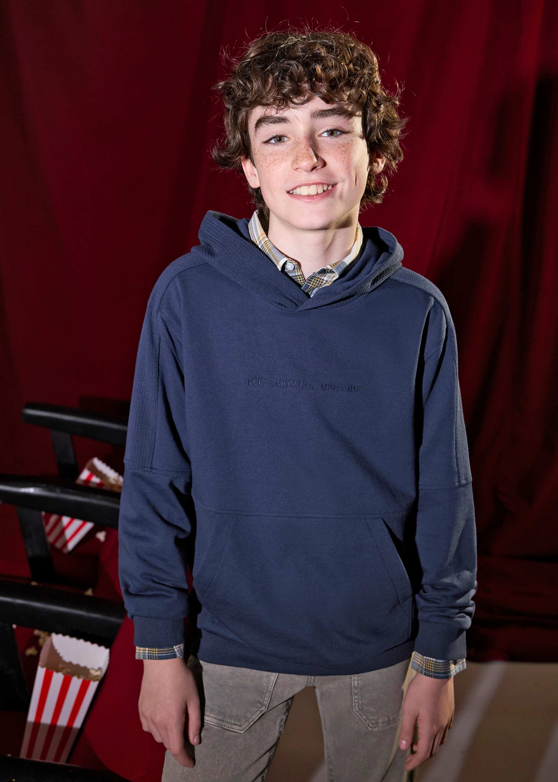 Sweatshirt bestickt Teenager Unisex