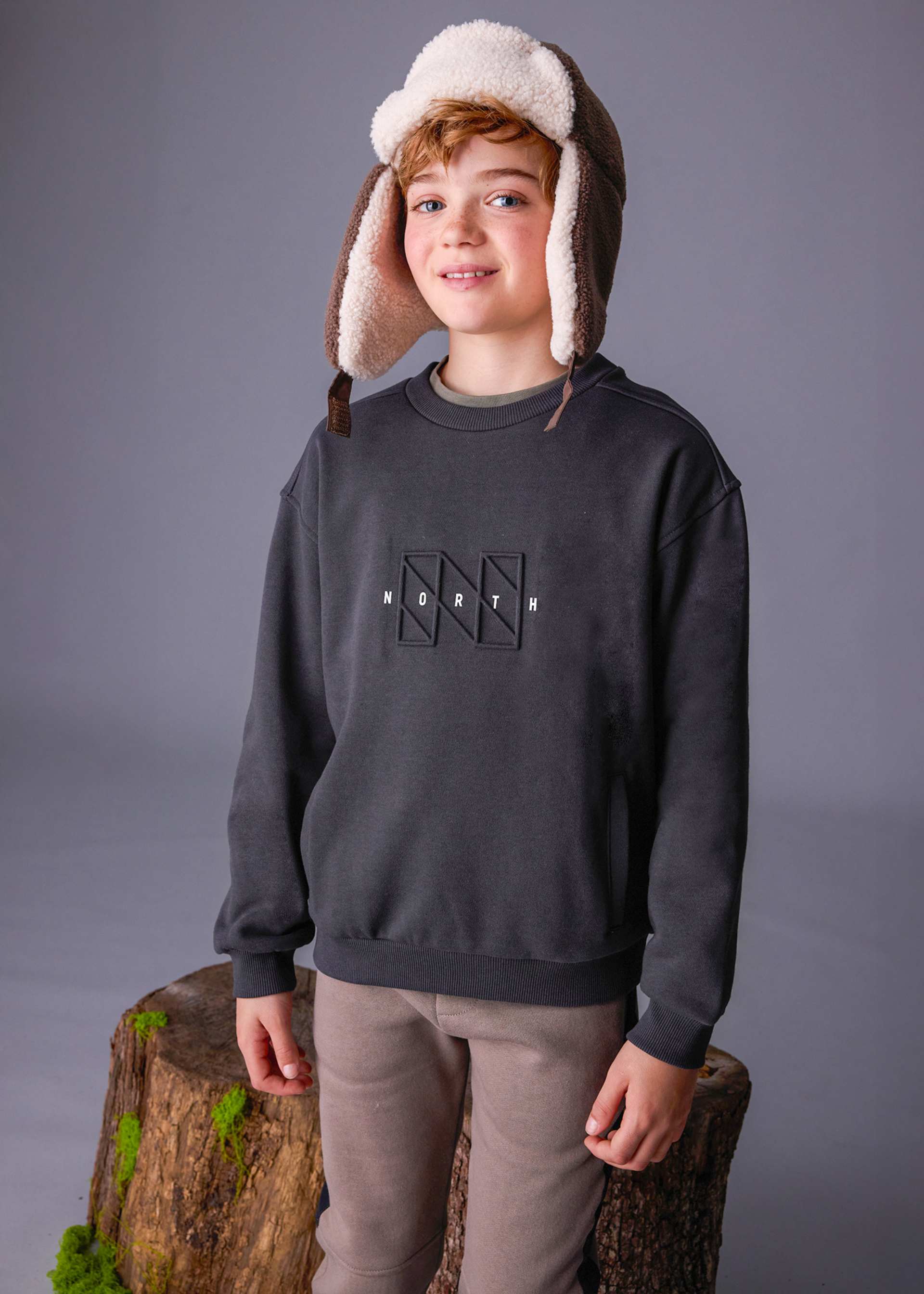 Sweat sans capuche garçon