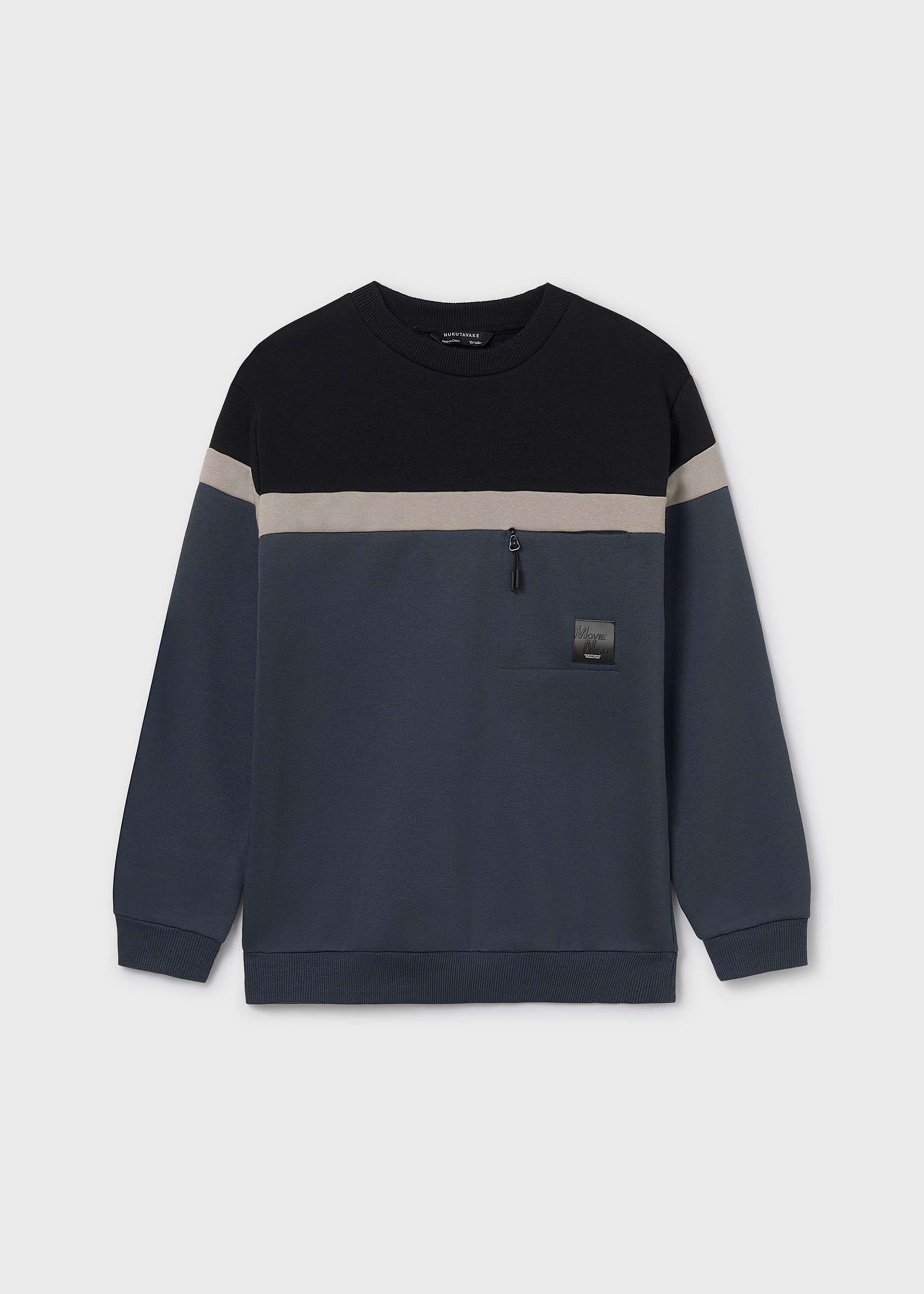 Sudadera bloques chico