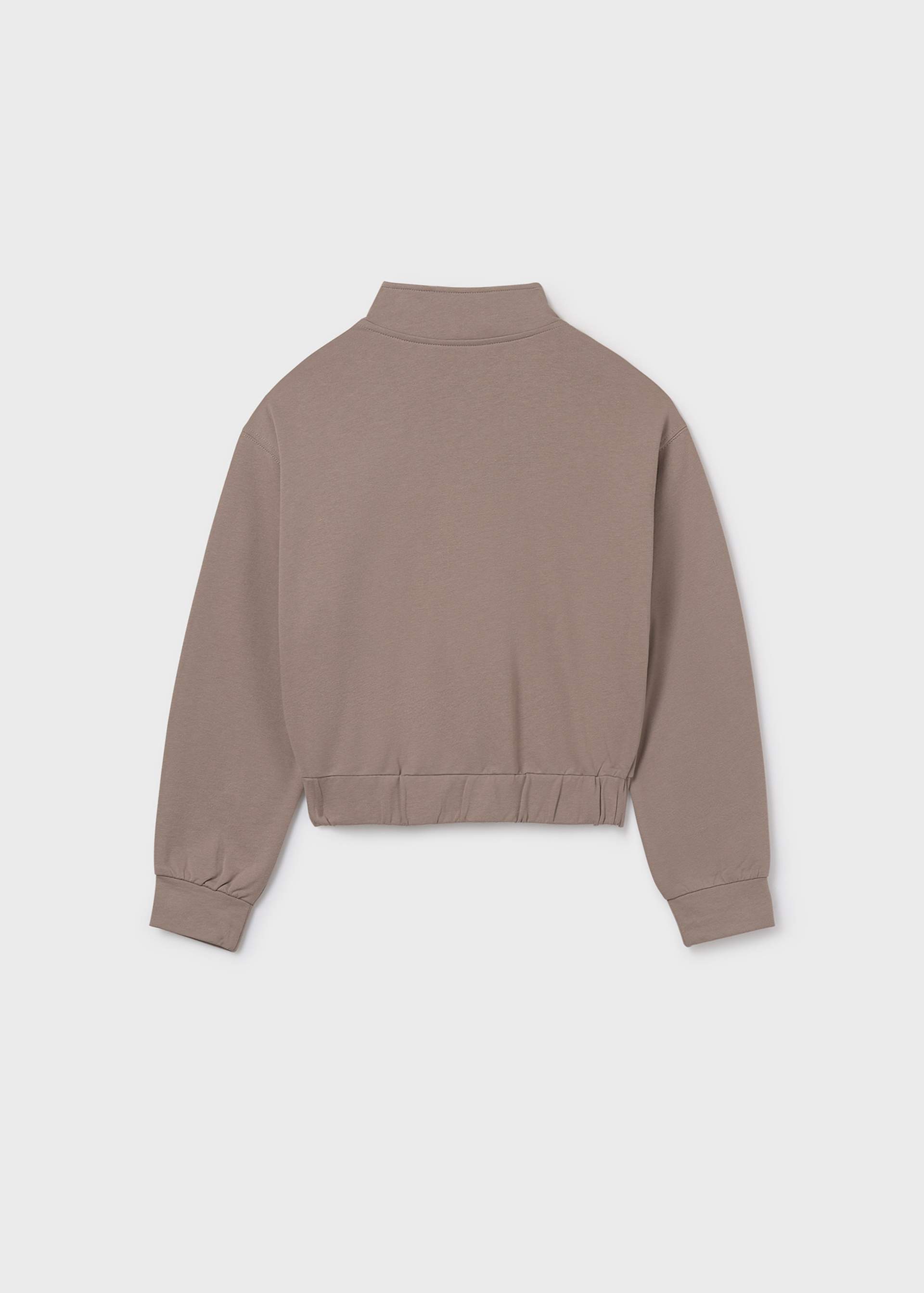 Girls embossed letter jumper