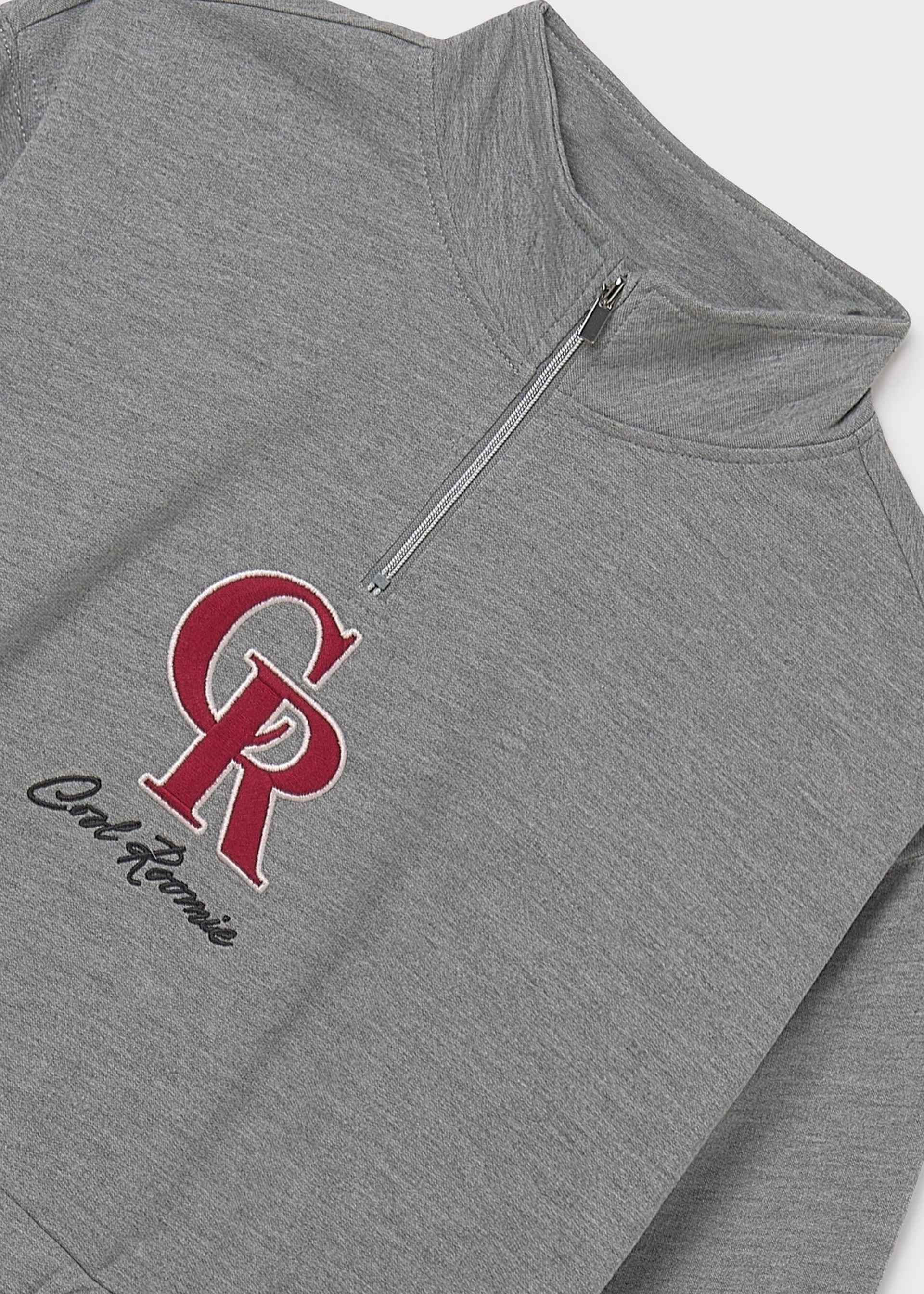 Sudadera letras relieve chica