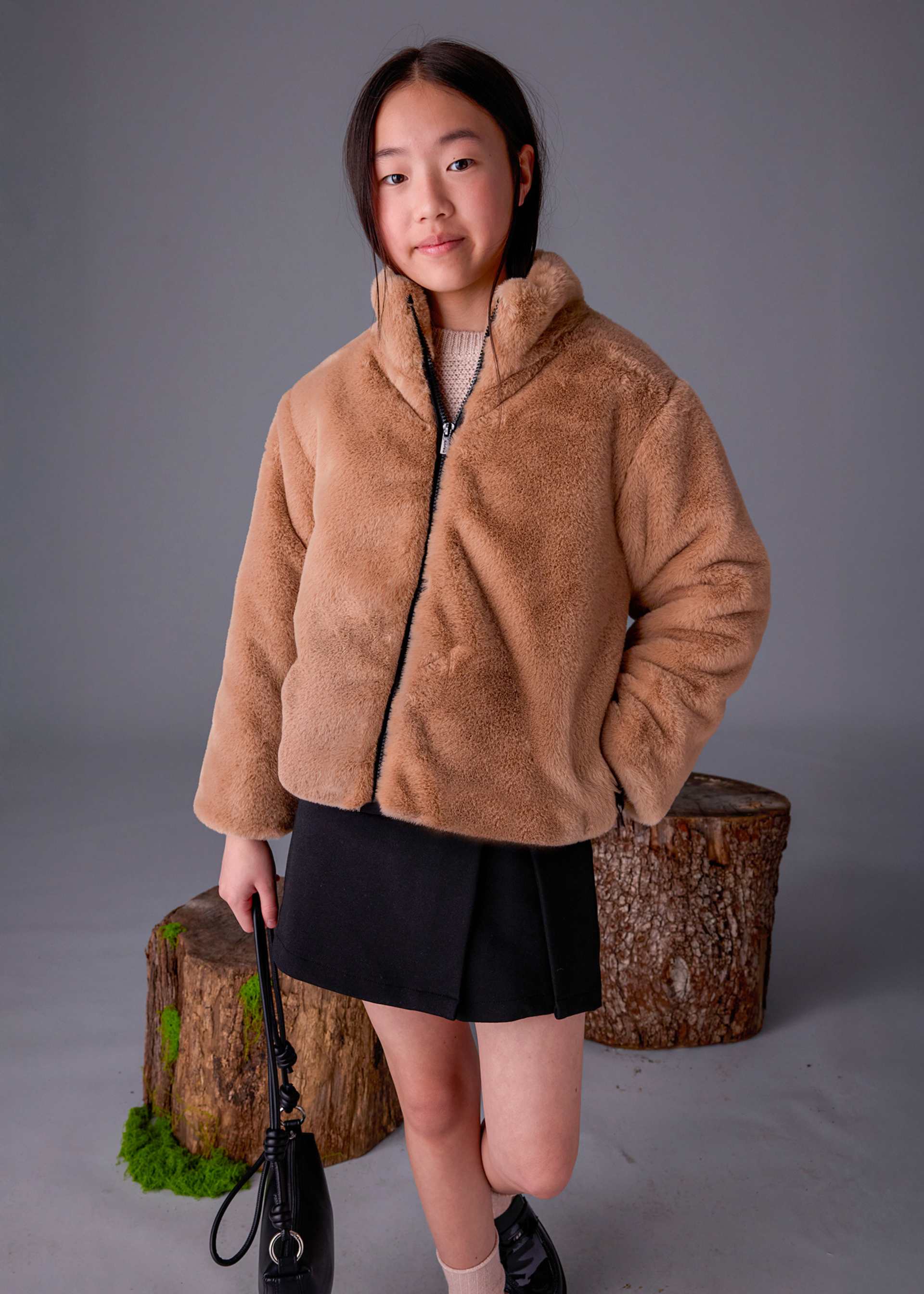 Girl Faux Fur Coat