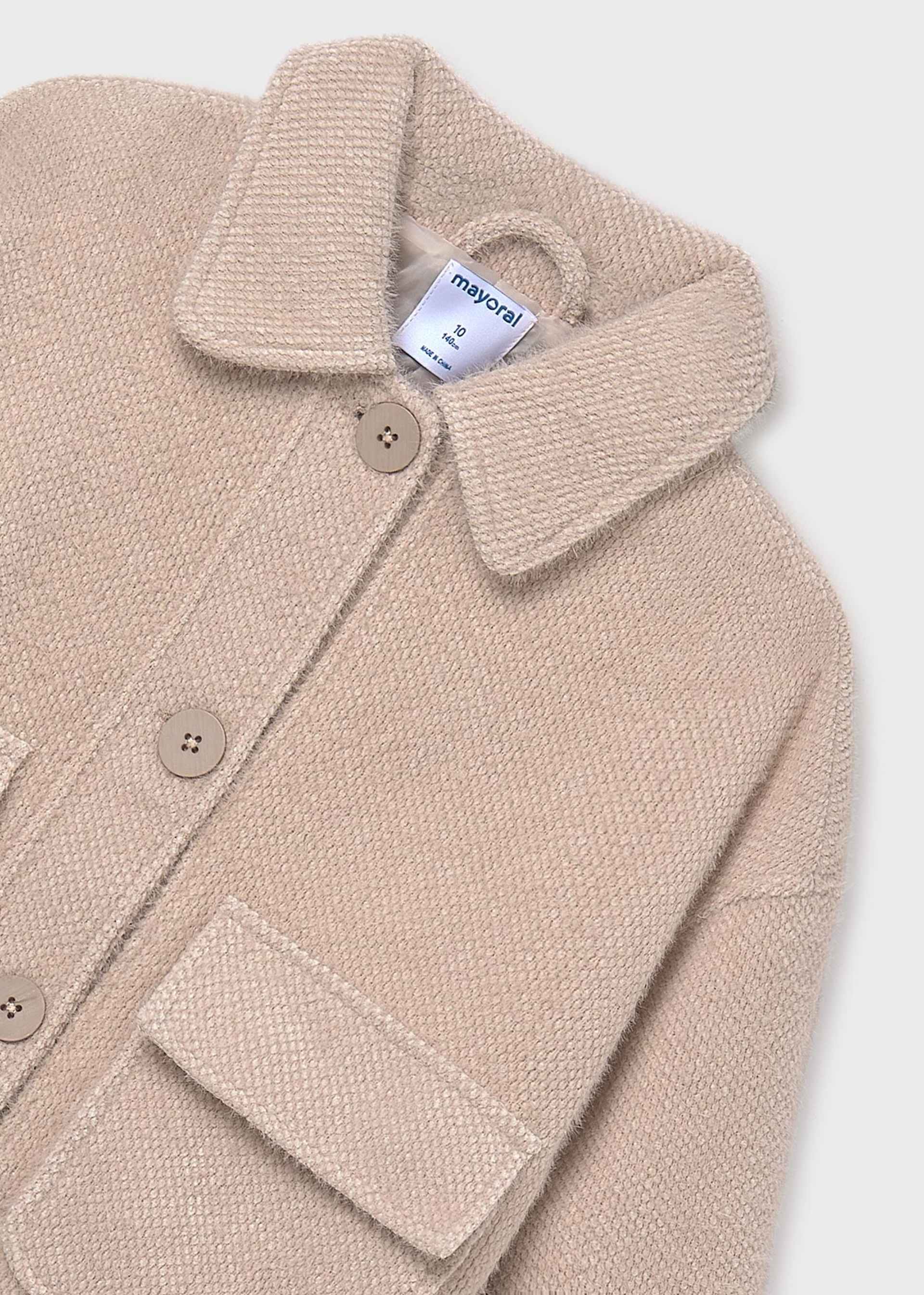 Cappotto pellicciotto ragazza