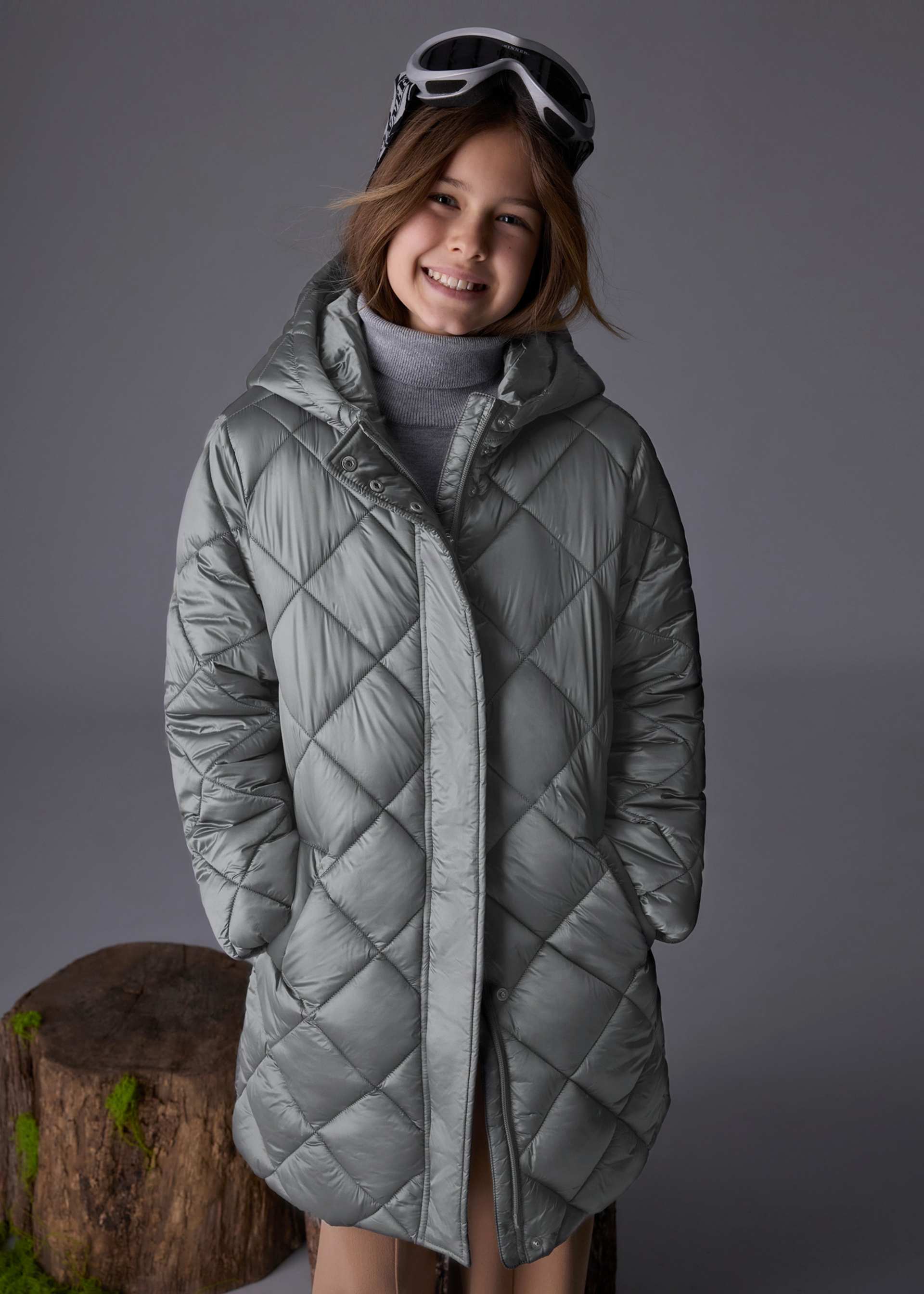 Girl Long Puffer Jacket