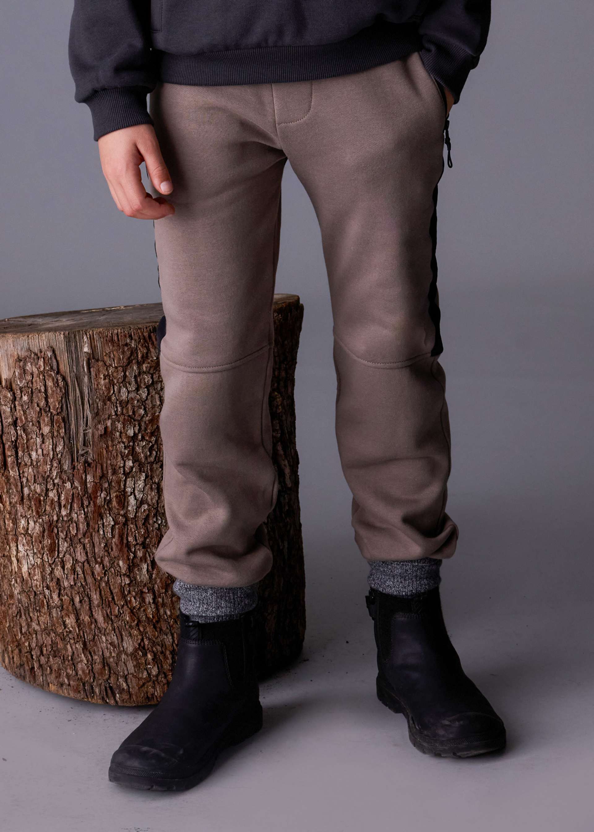 Pantalone sportivo contrasto ragazzo