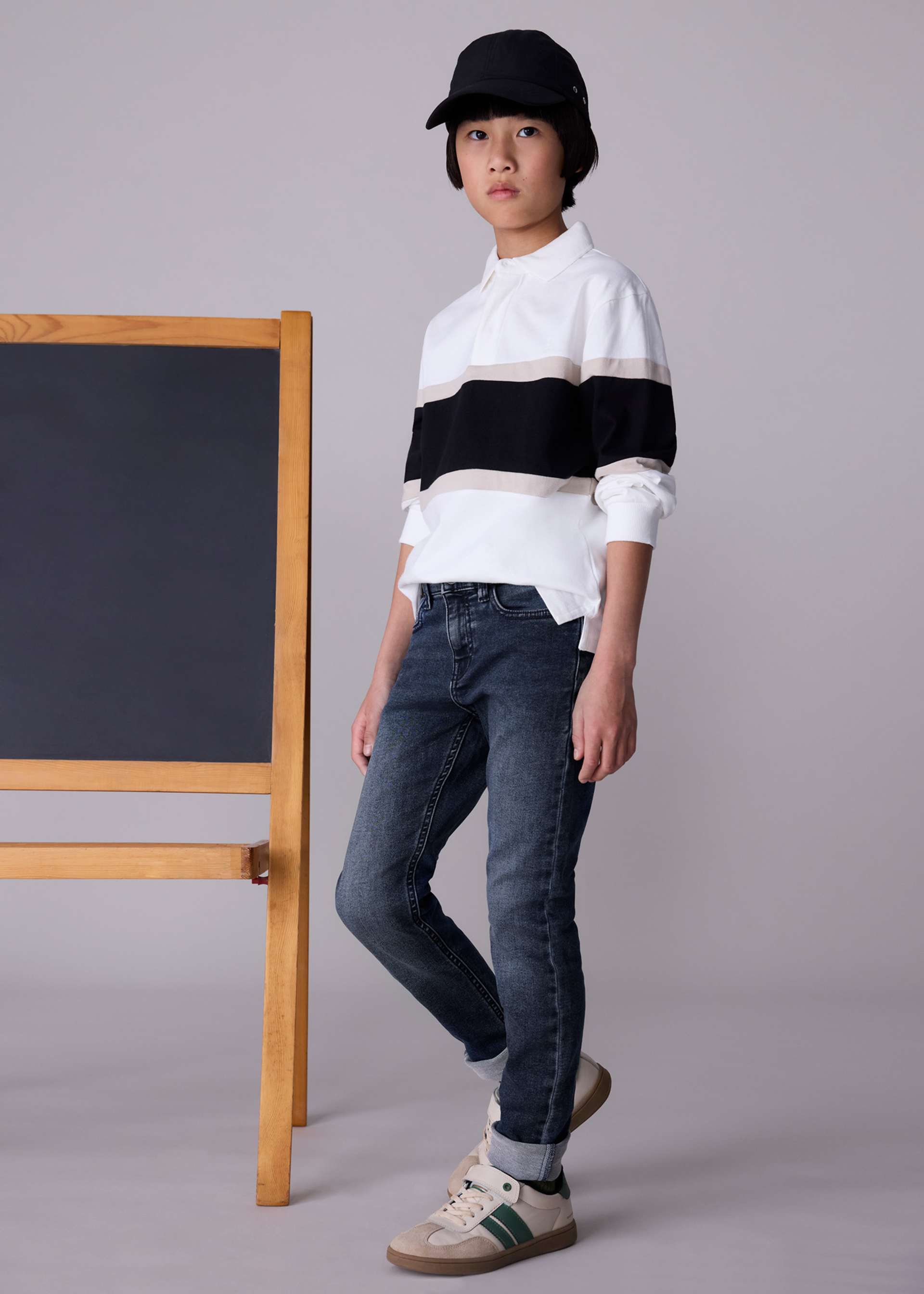 Pantalone jeans aderente ragazzo