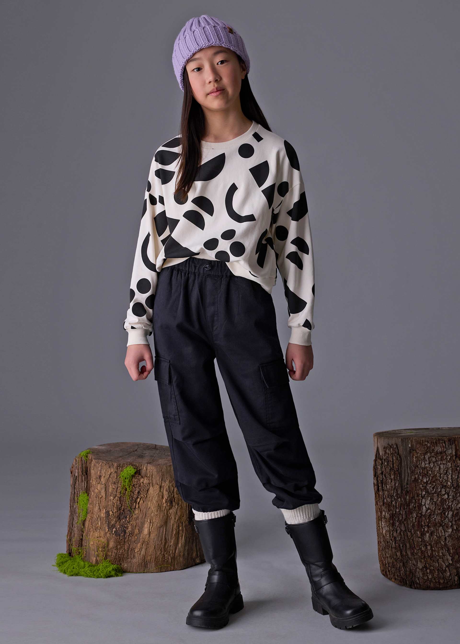 Pantalón jogger cargo chica