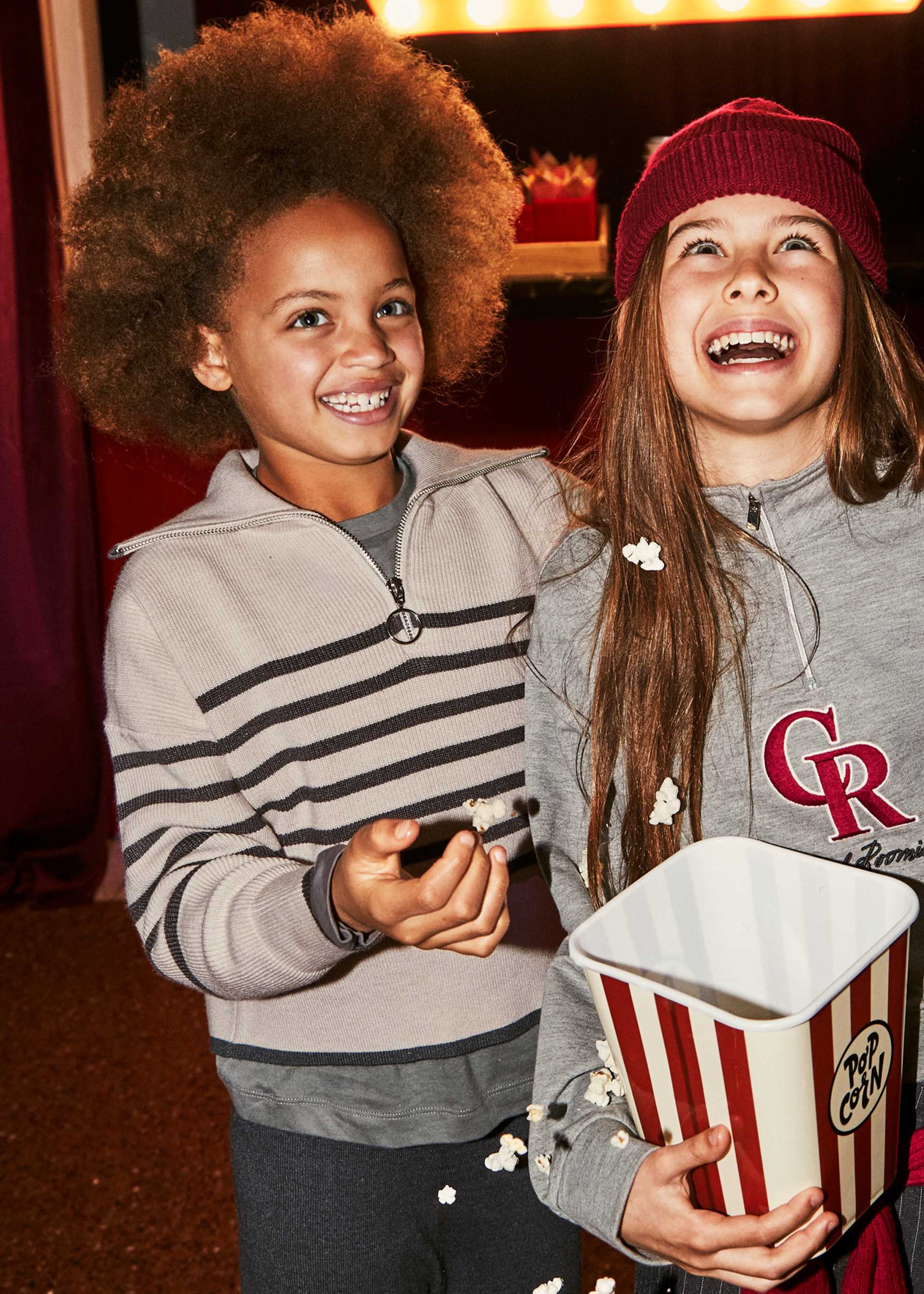 Conjunto pantalón y jersey rayas chica