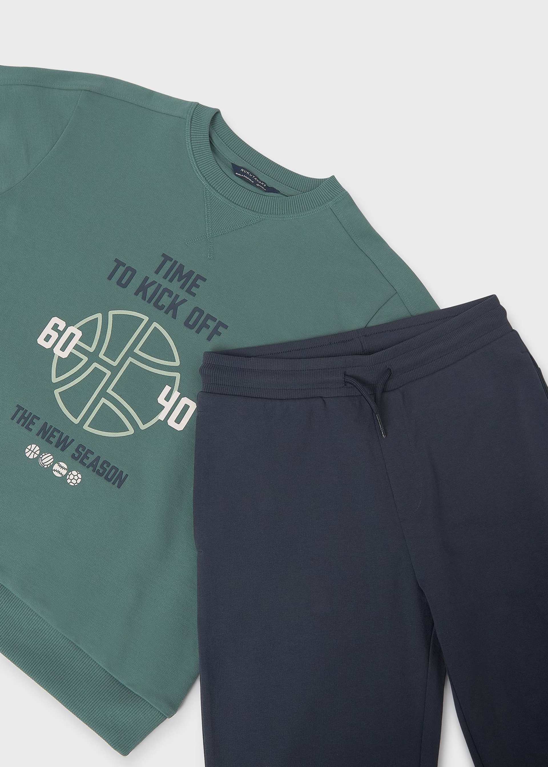 Boys print tracksuit