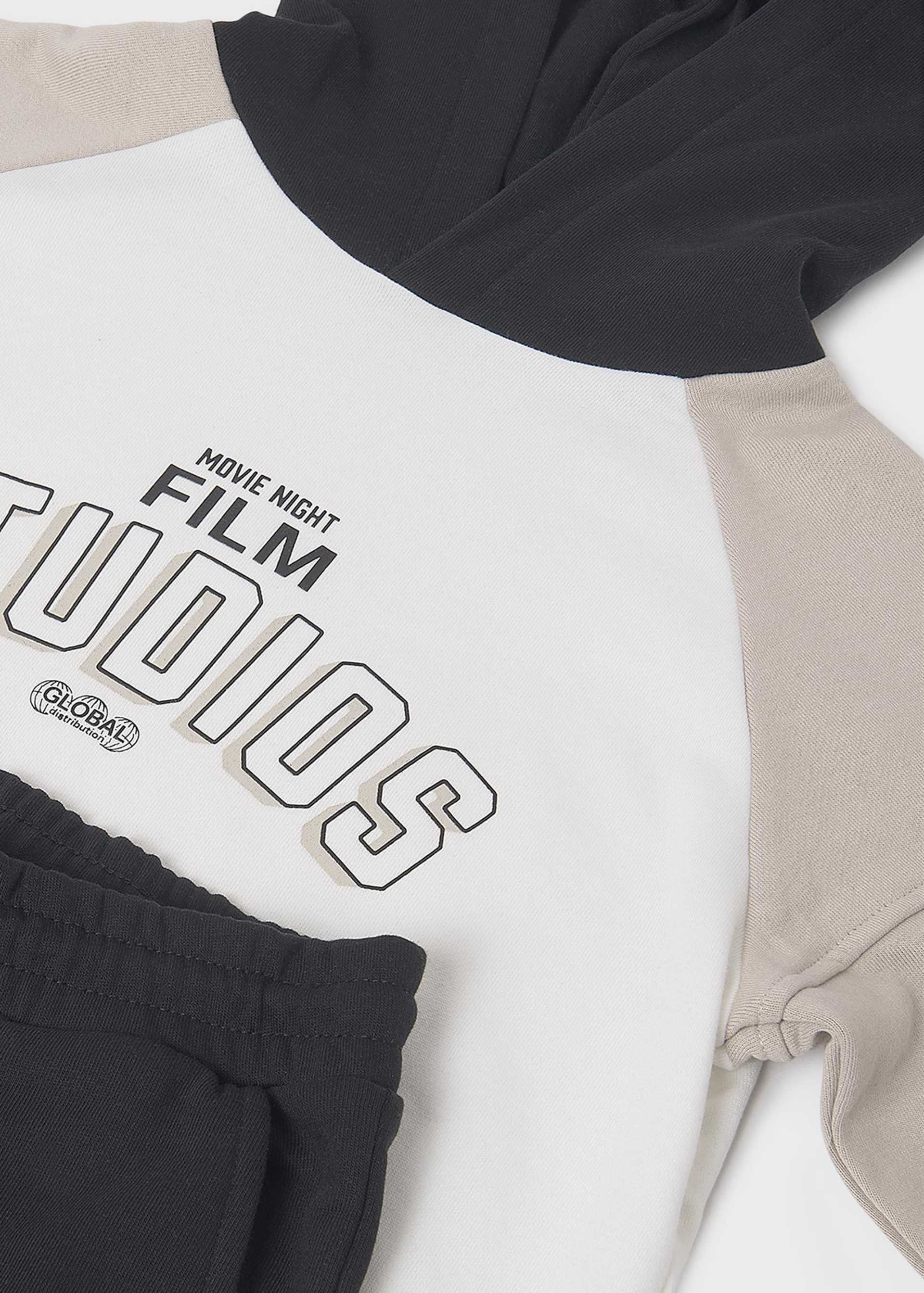 Unisex contrast tracksuit