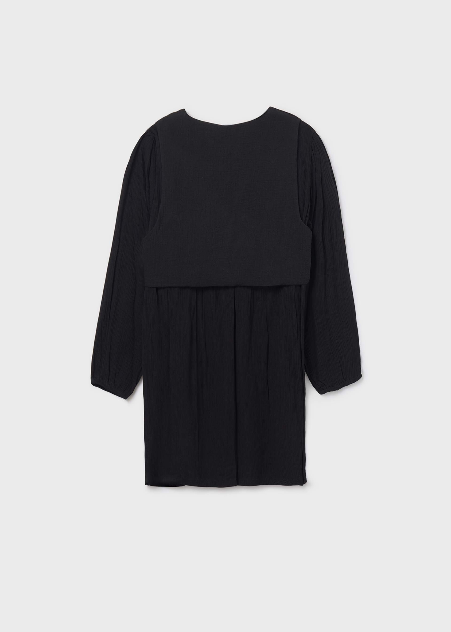 Robe avec gilet fille