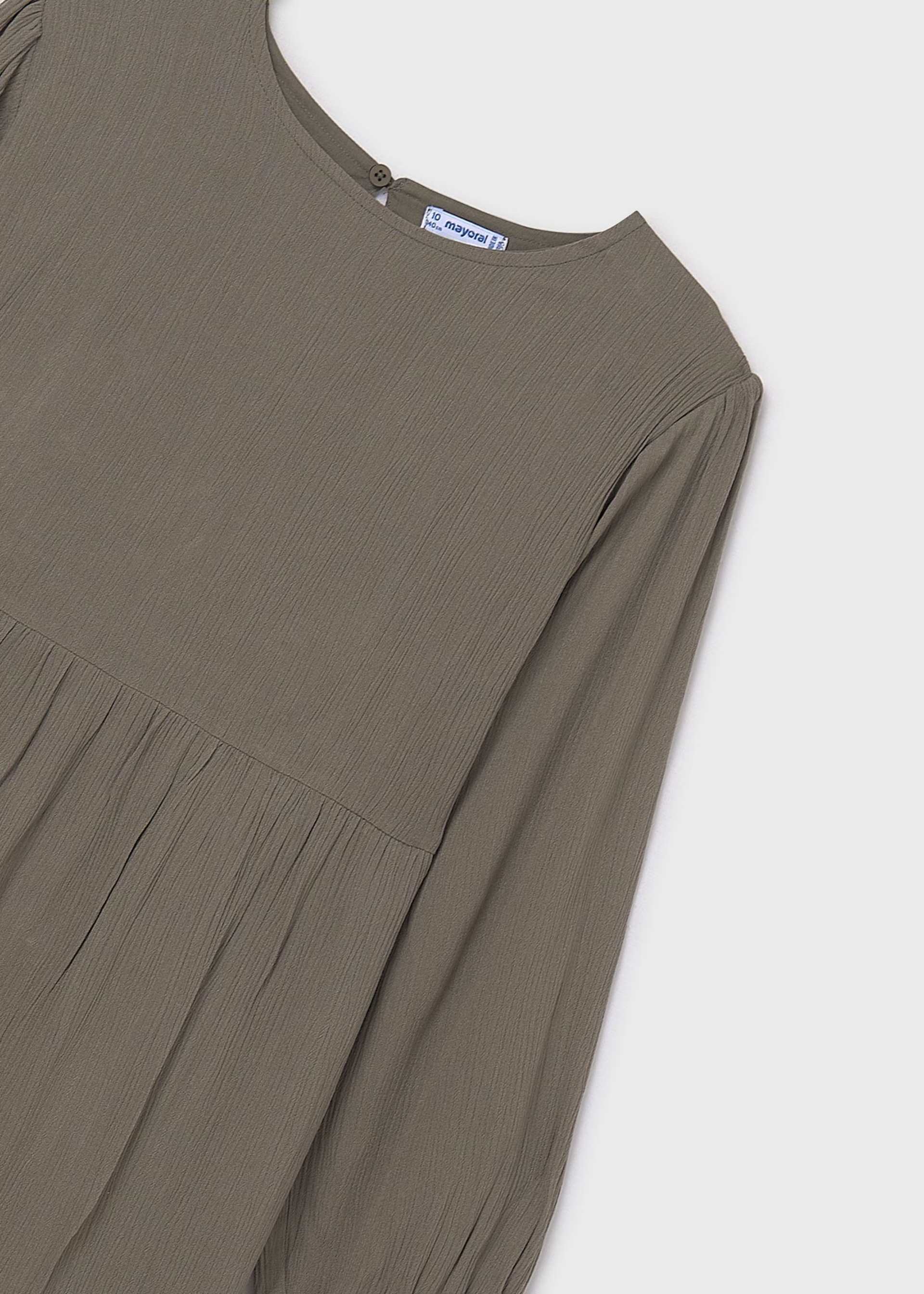 Vestido con chaleco chica