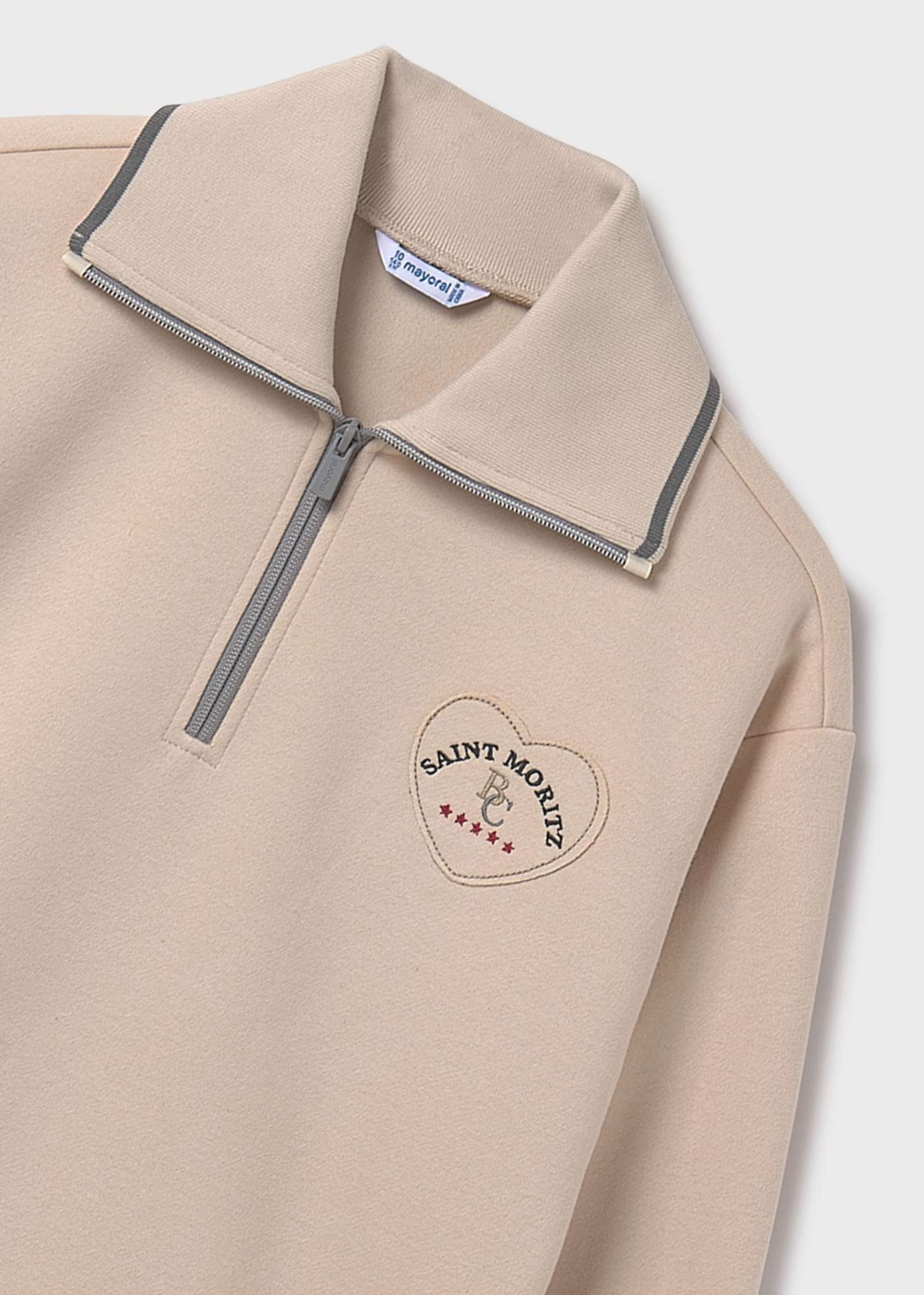 Girl Quarter Zip Dress