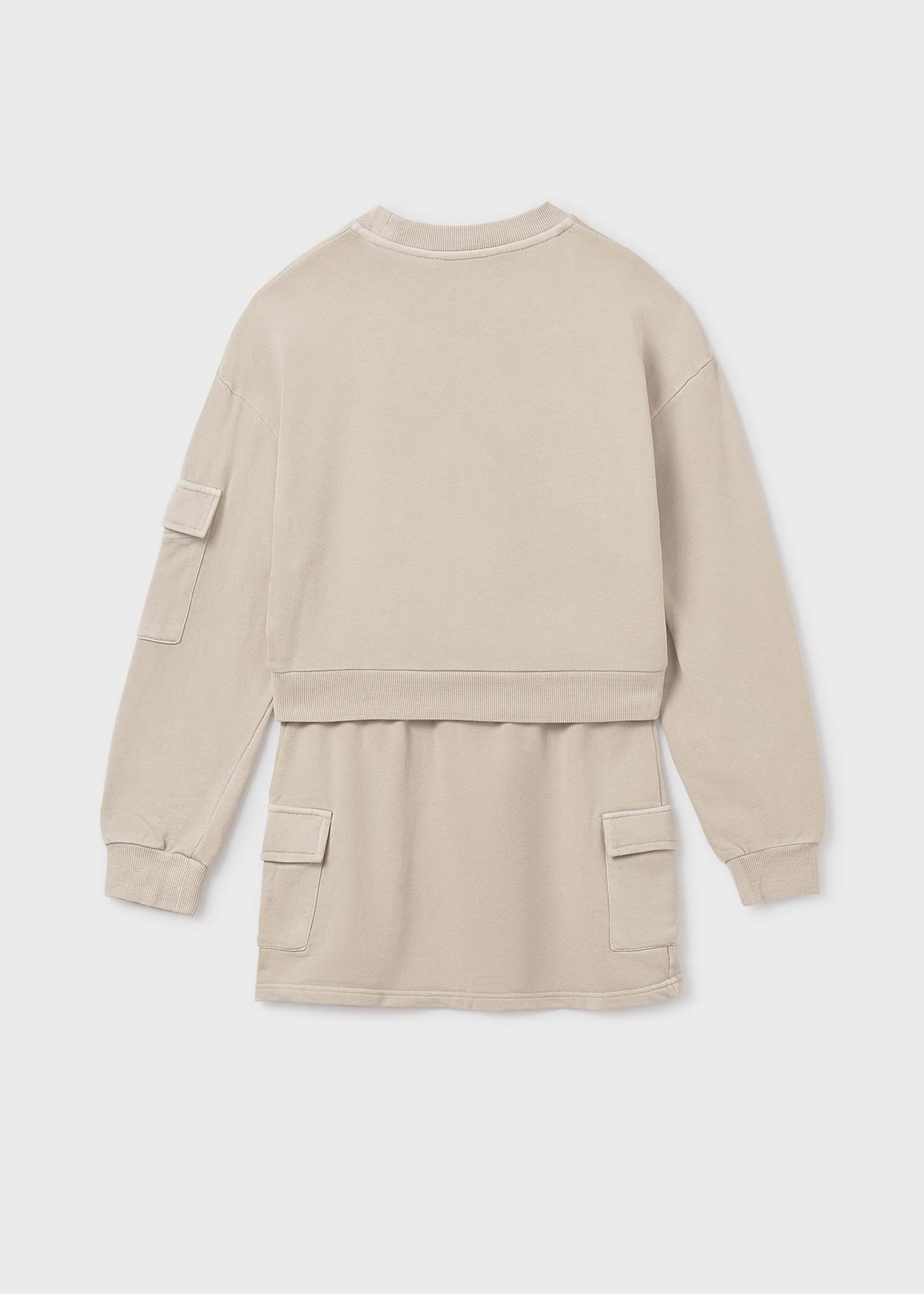 Girls skirt and hoody set