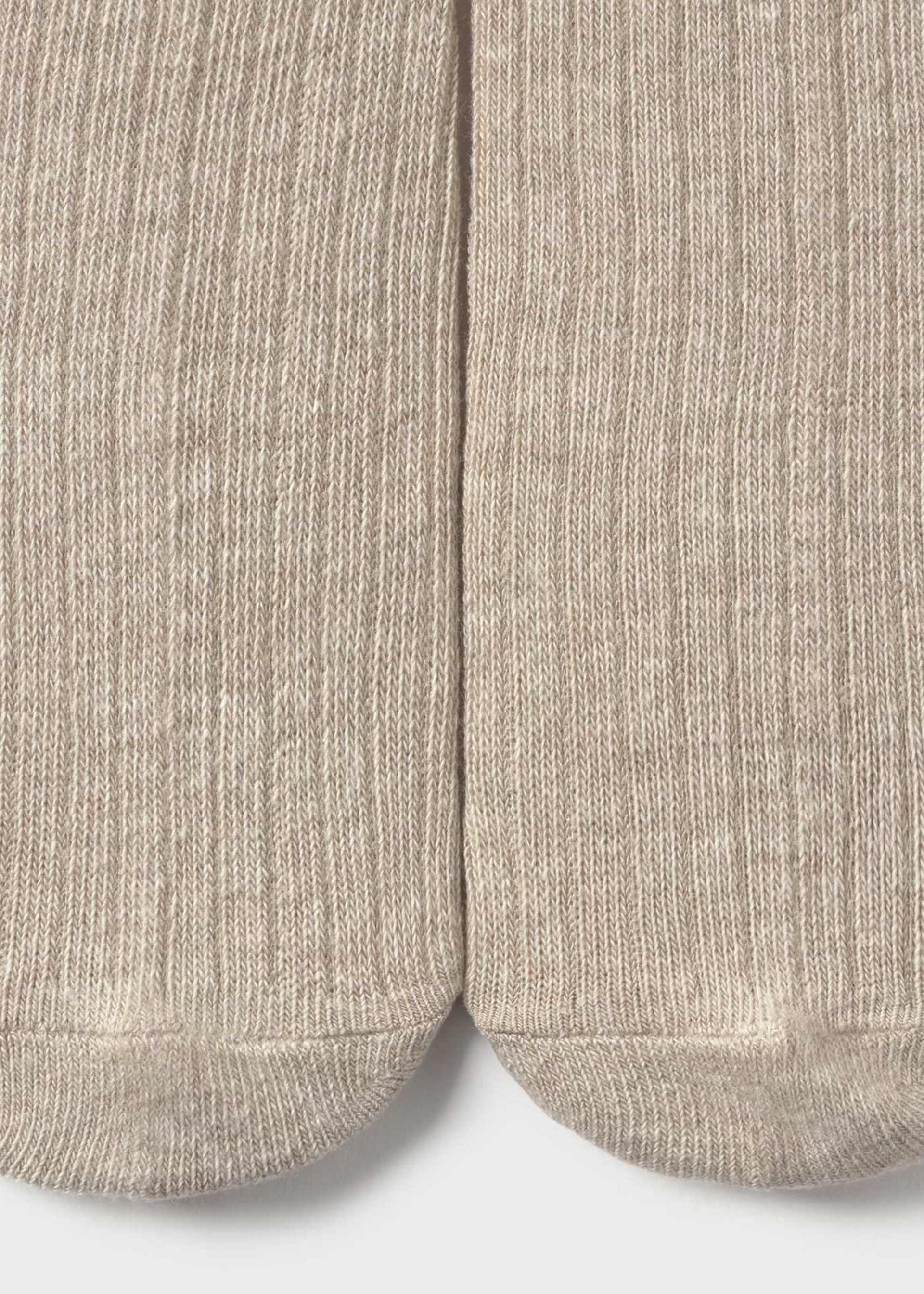 Newborn rib knit tights