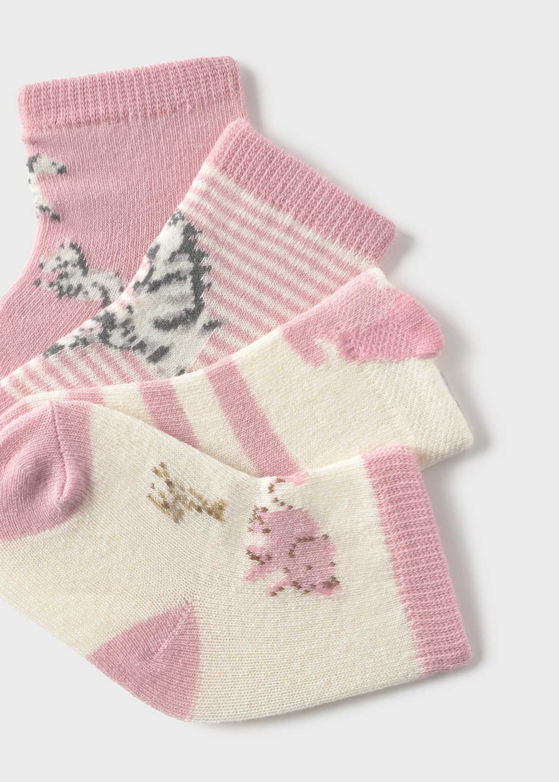 Lot de 4 chaussettes nouveau-né