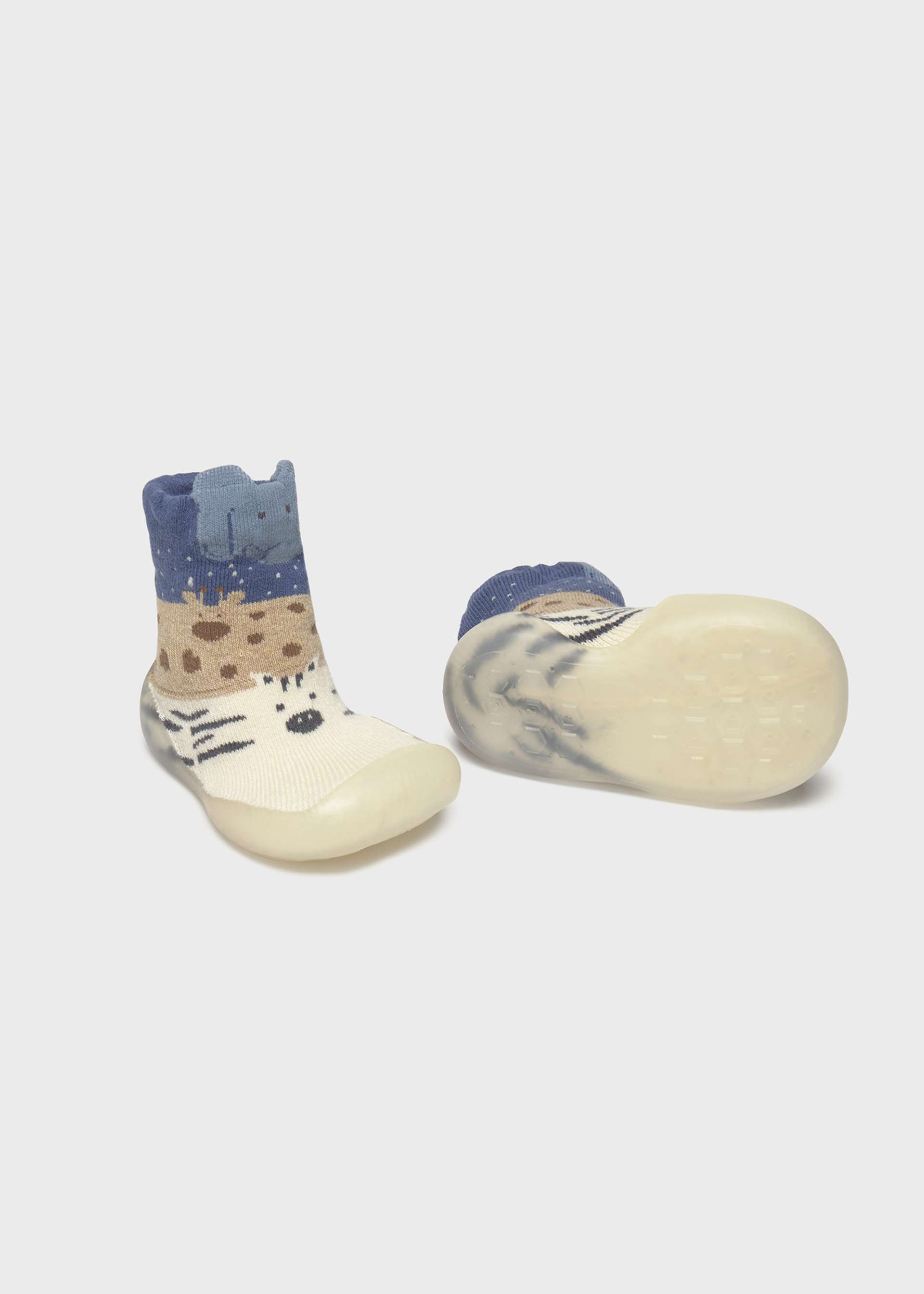Newborn non-slip socks