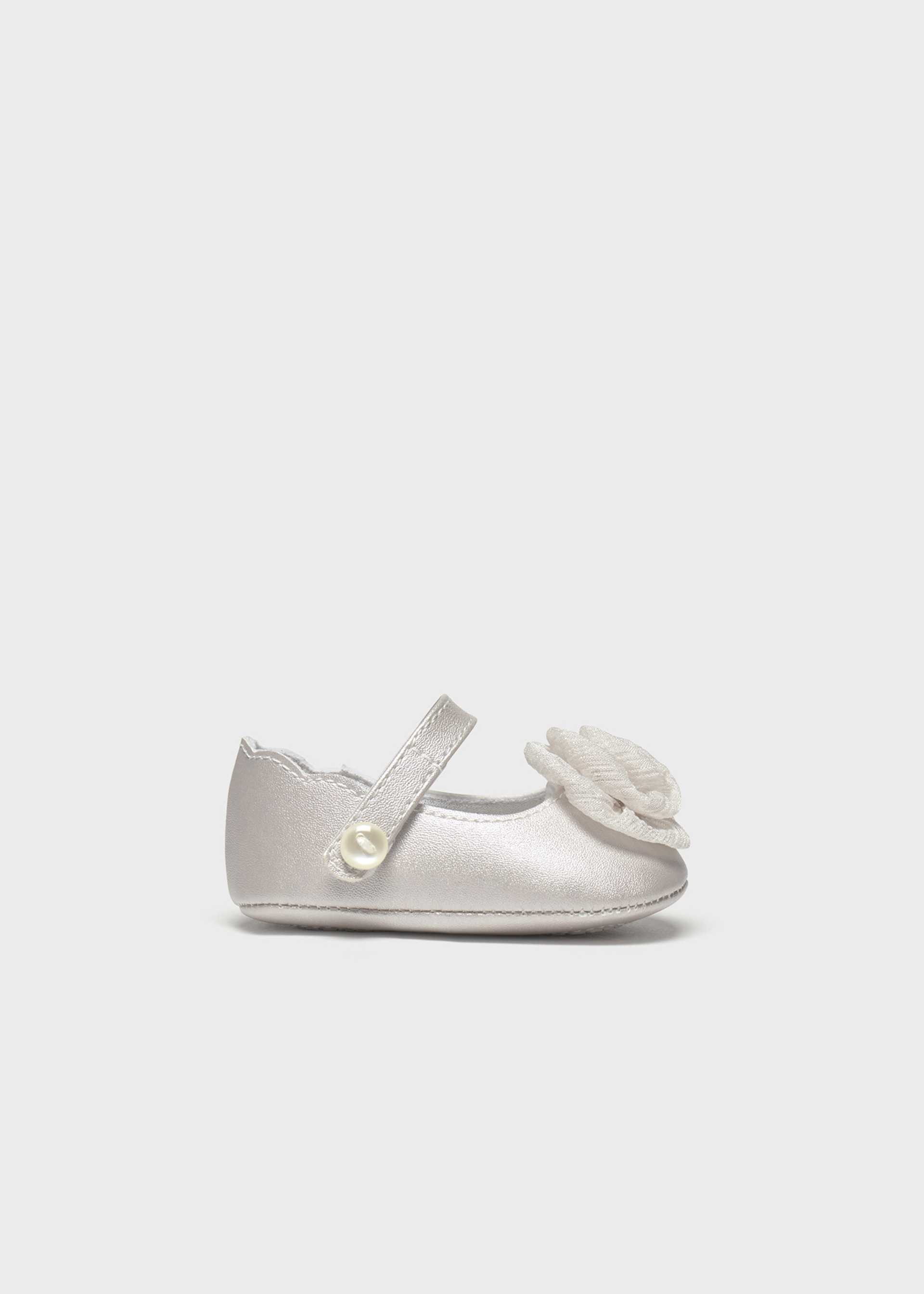 Newborn Girl Flower Mary Janes