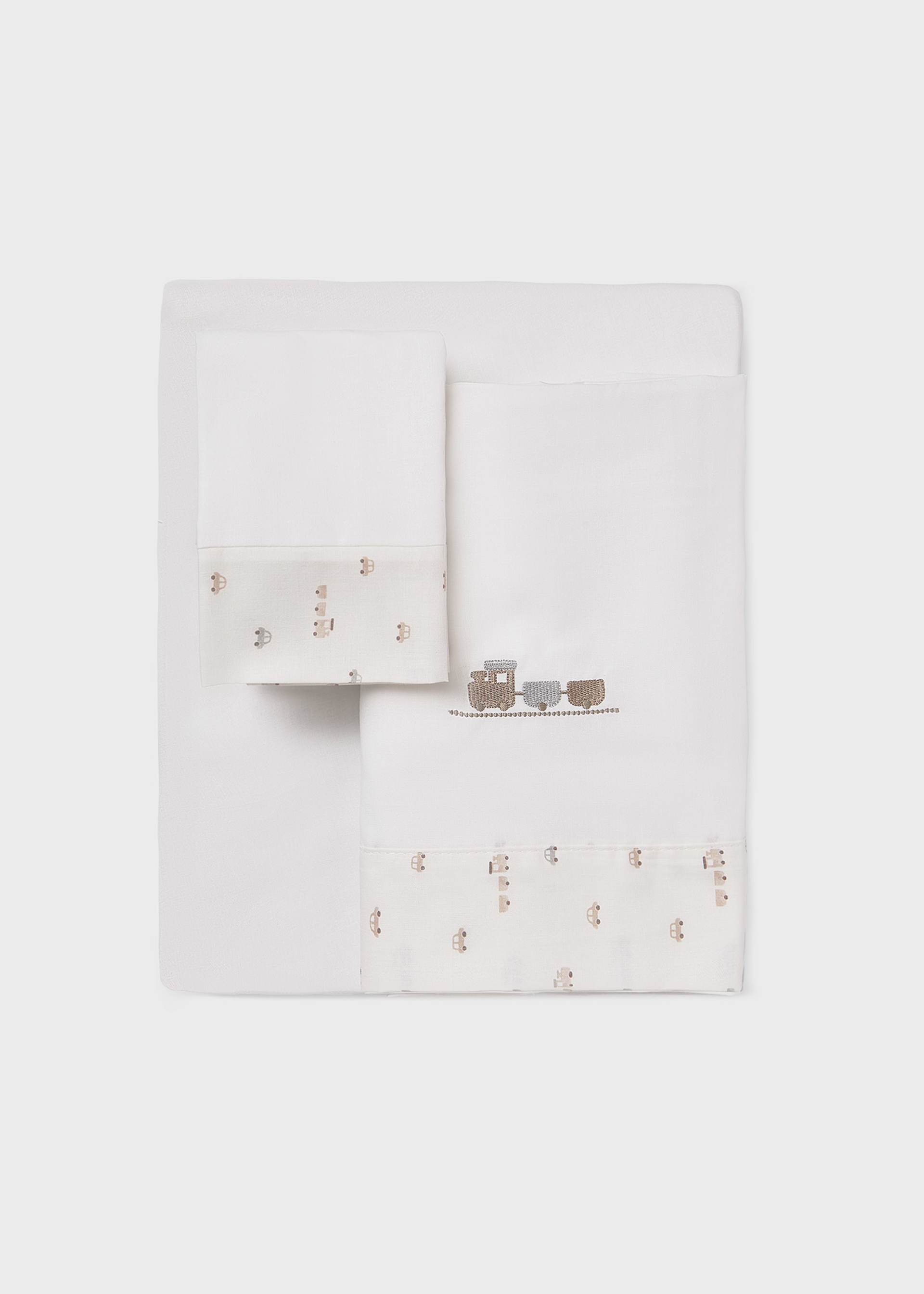 Drap pour berceau unisexe bébé