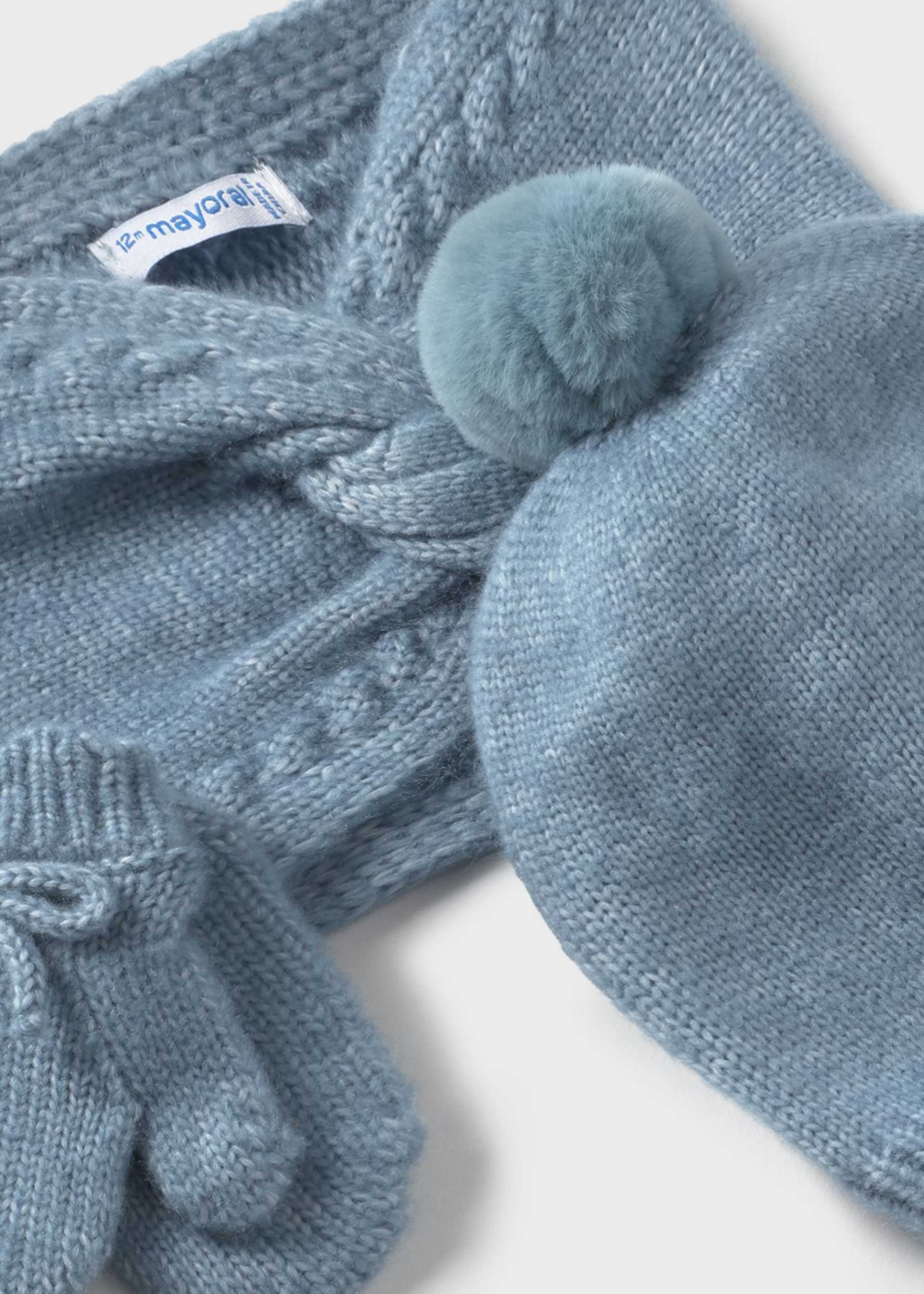 Ensemble 3 pièces écharpe bébé