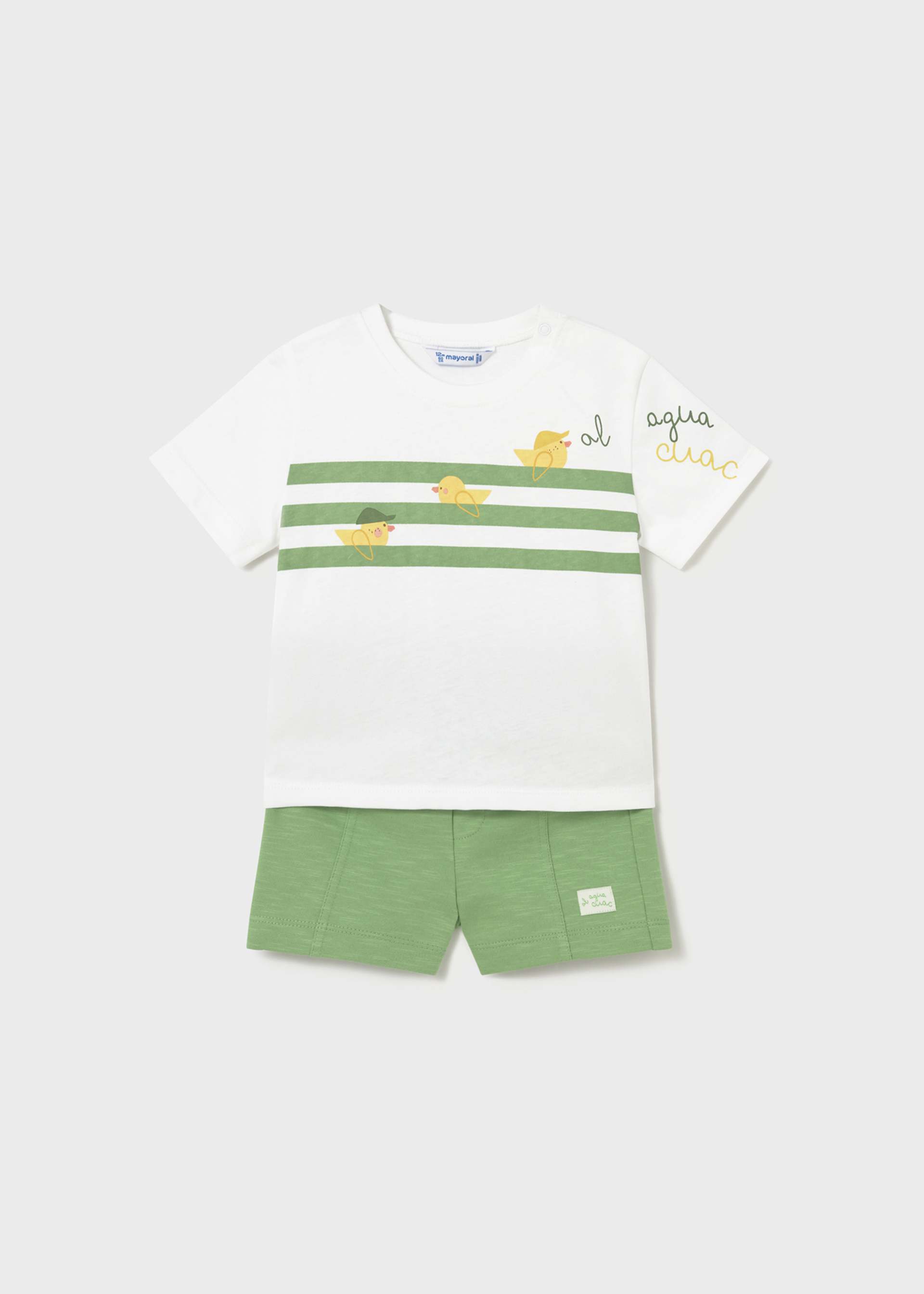 Baby striped knitted set Baby striped knitted set