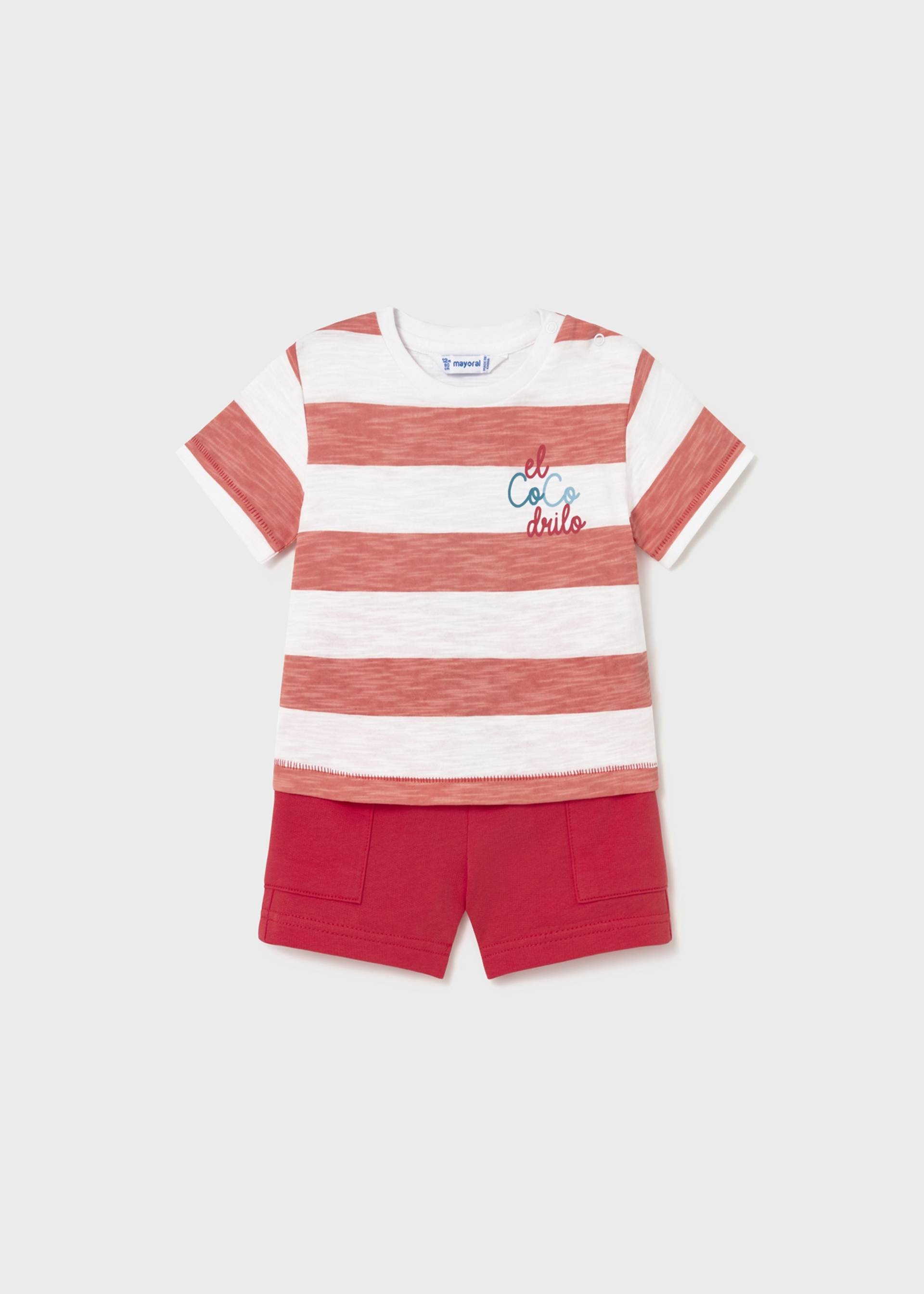 Conjunto punto rayas bebé Conjunto punto rayas bebé