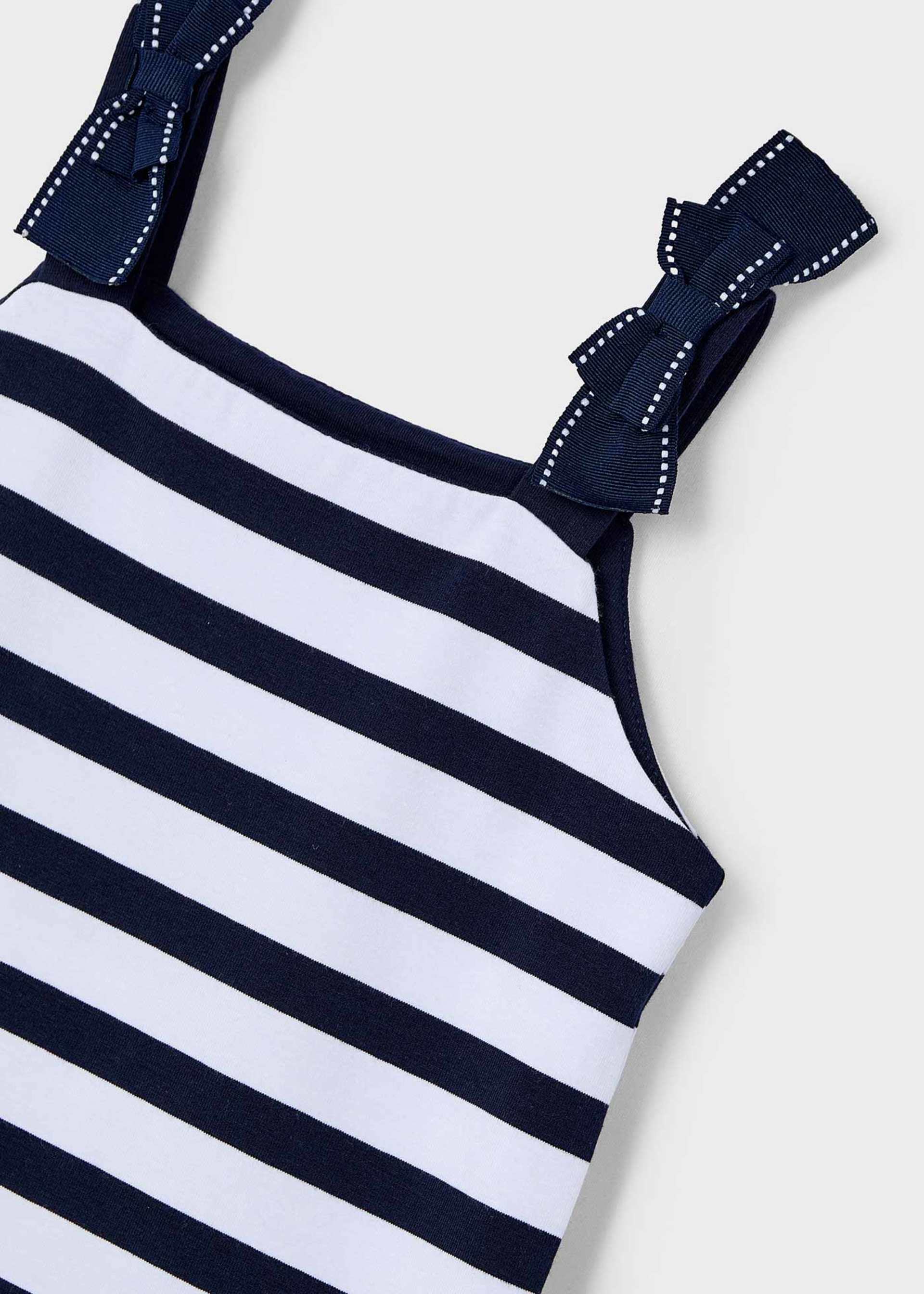 Vestito righe bambina