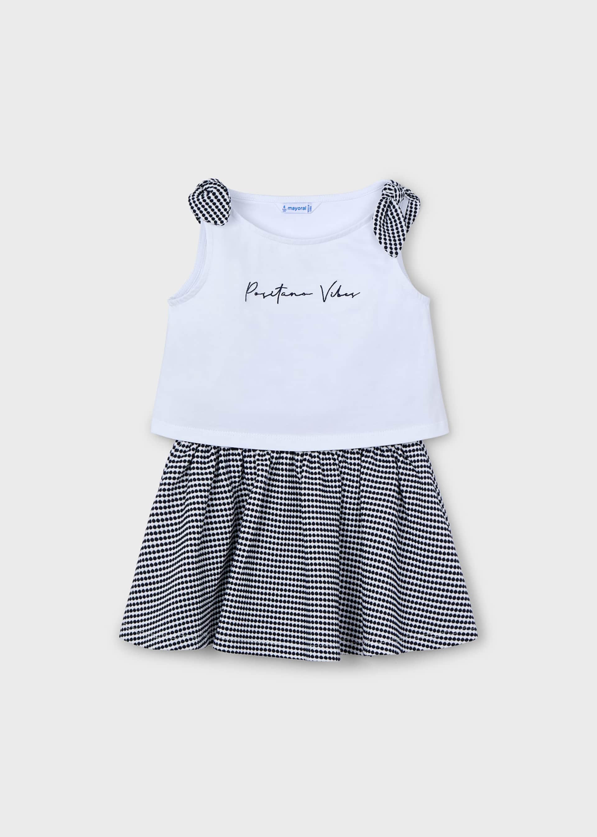 Conjunto falda estructura niña