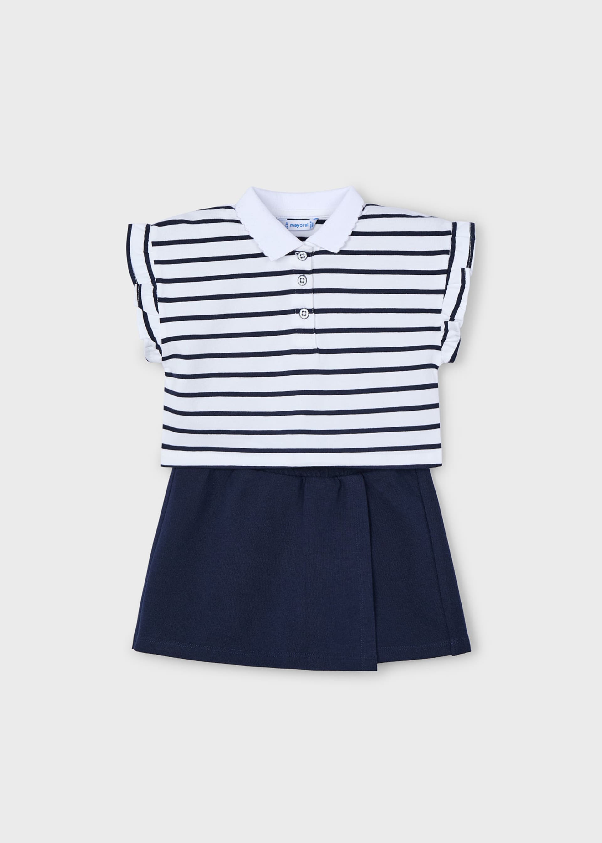 Conjunto falda pantalón niña