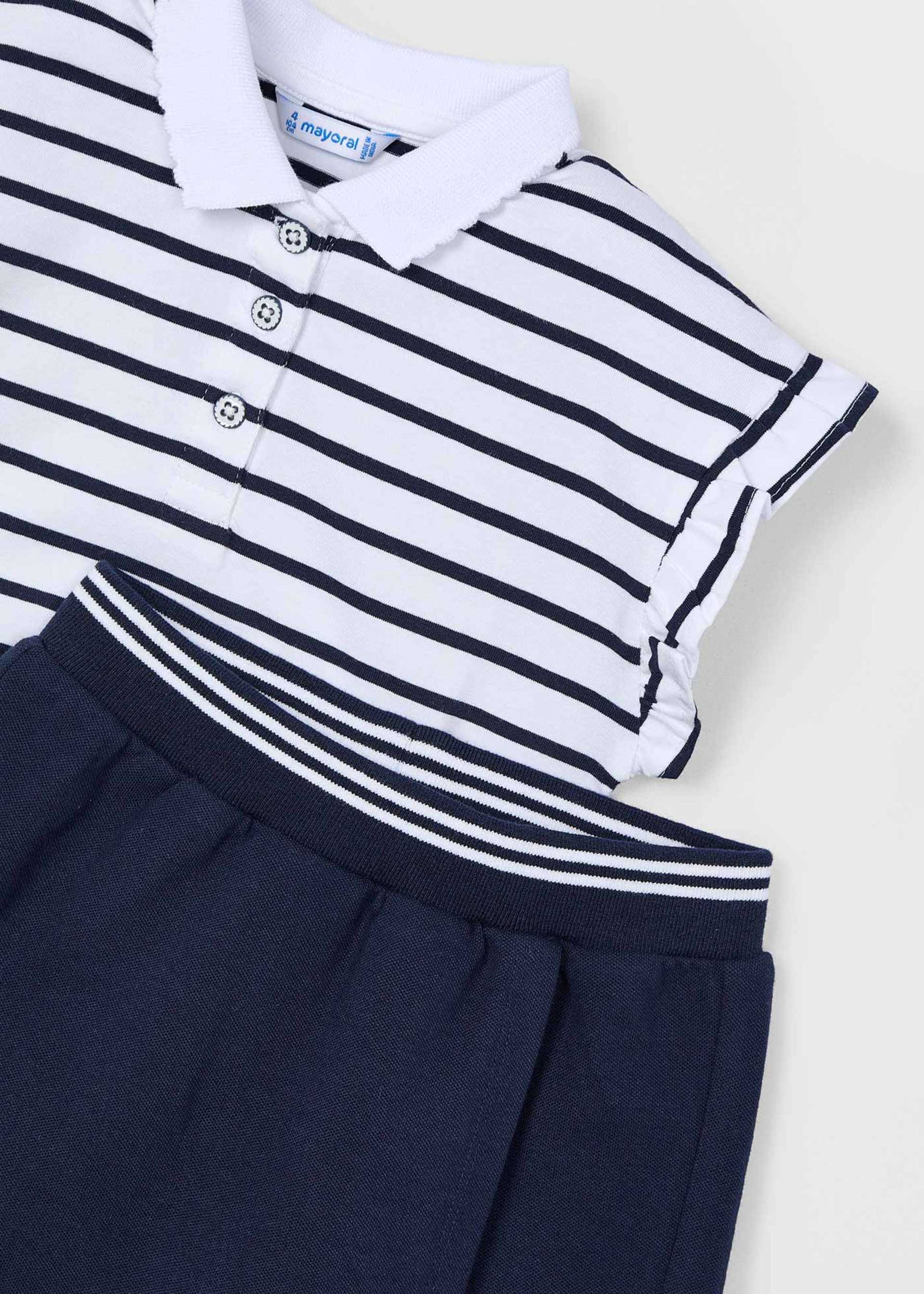 Conjunto falda pantalón niña