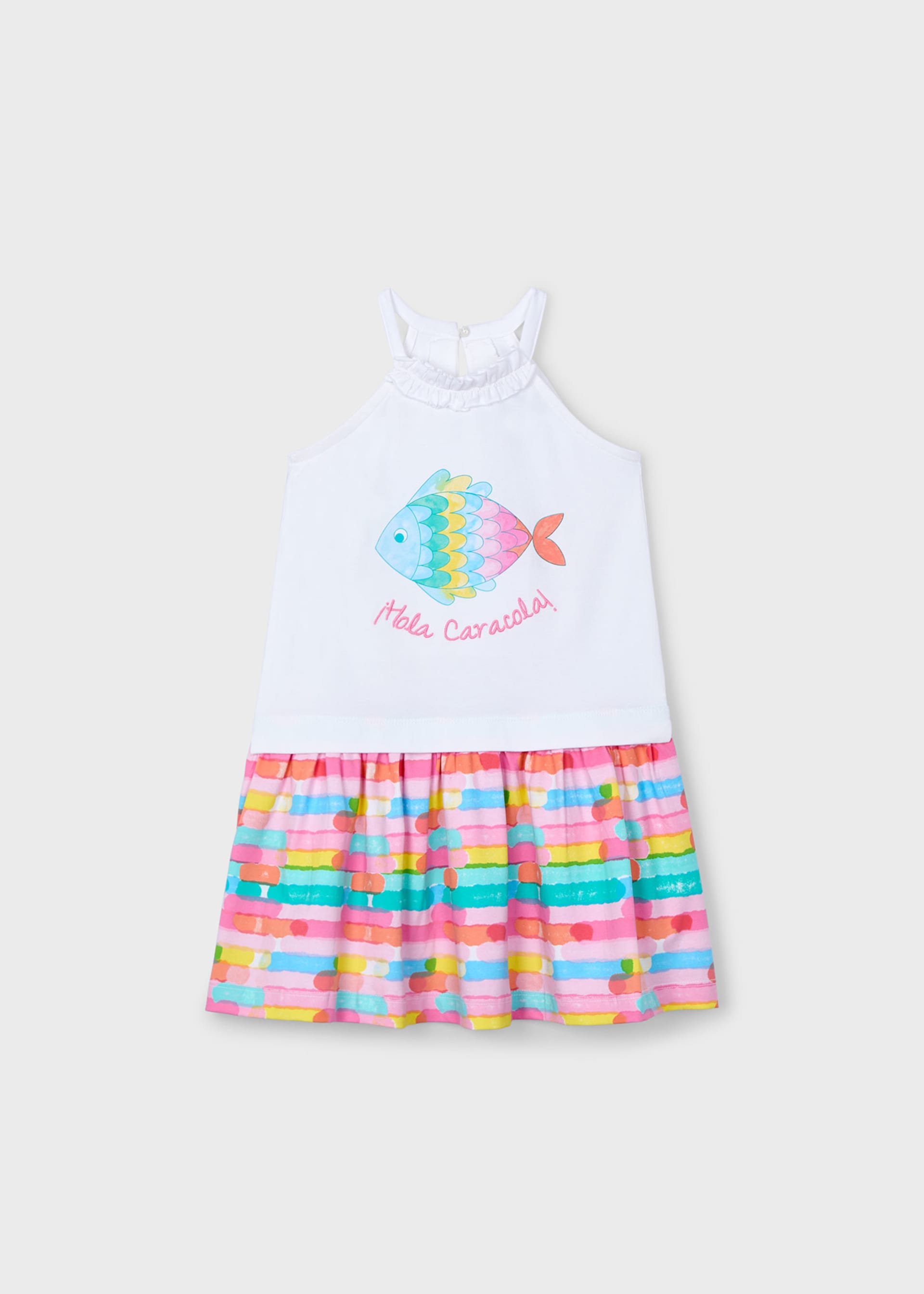 Vestido combinado niña Vestido combinado niña